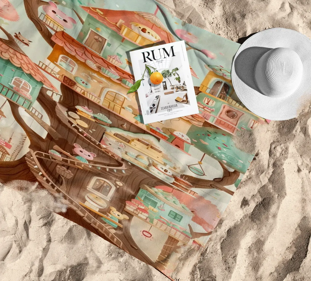 Whimsical Treehouse Bakery telo mare da wonderfolk