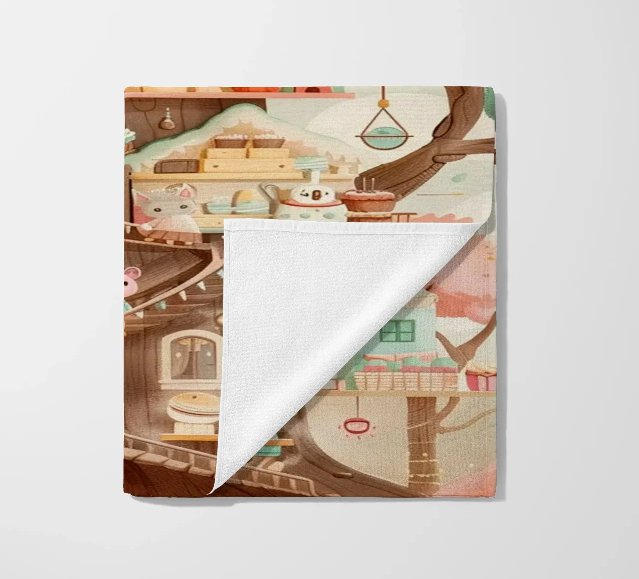 Whimsical Treehouse Bakery telo mare da wonderfolk