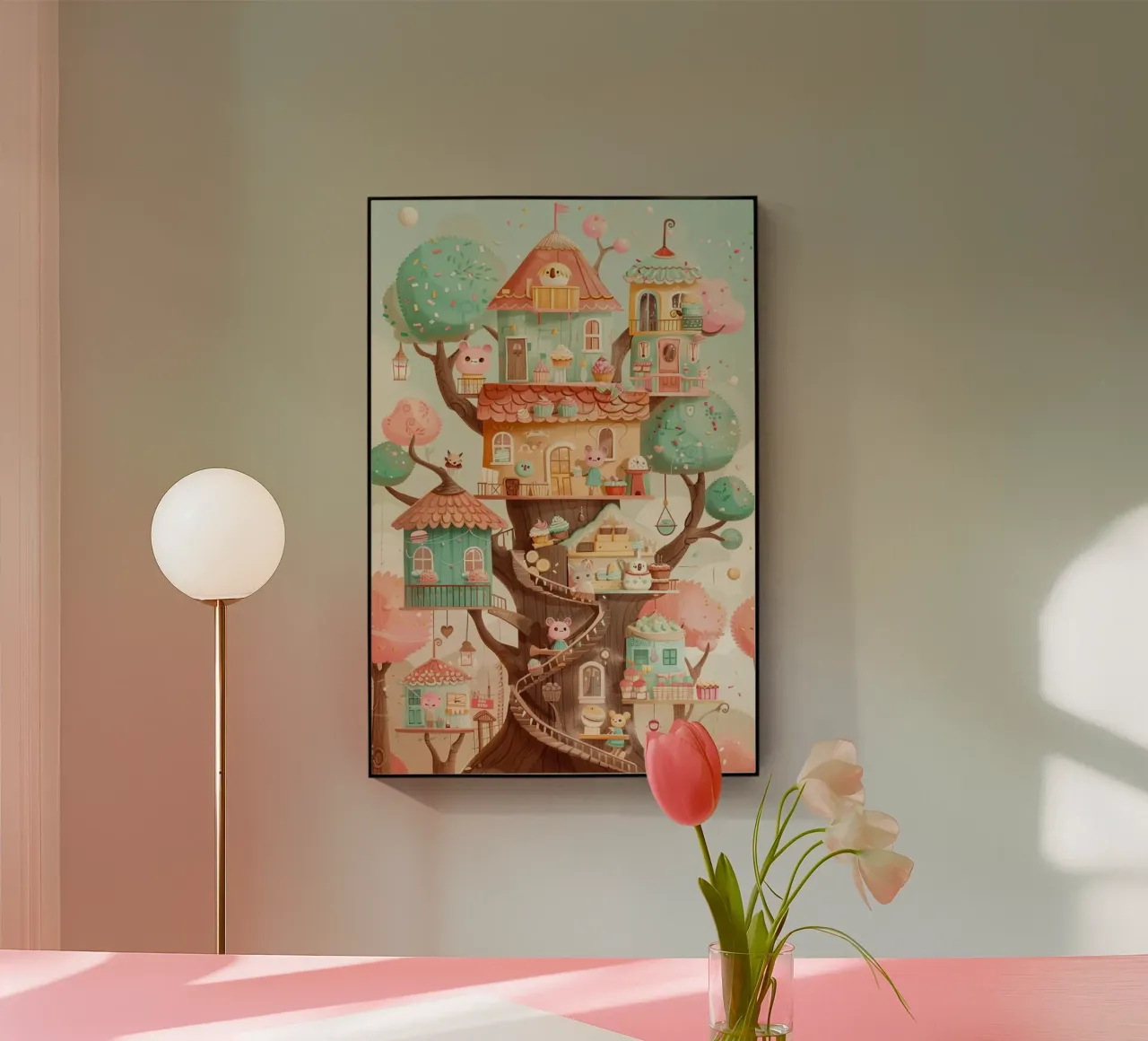 Whimsical Treehouse Bakery plexiglass da wonderfolk