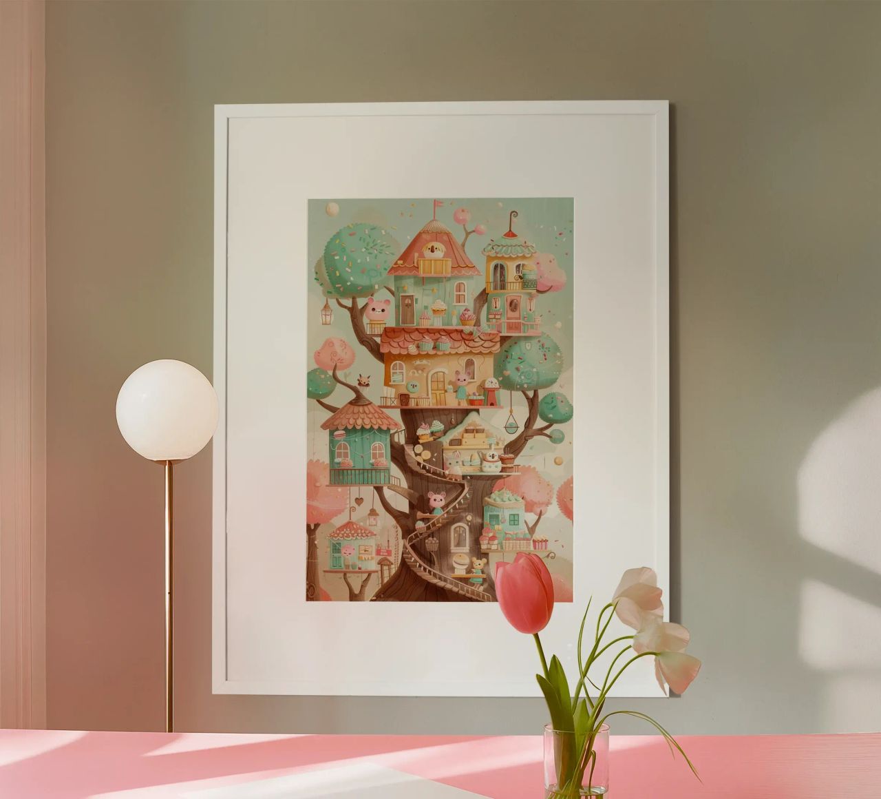 Whimsical Treehouse Bakery carta hahnemühle da wonderfolk