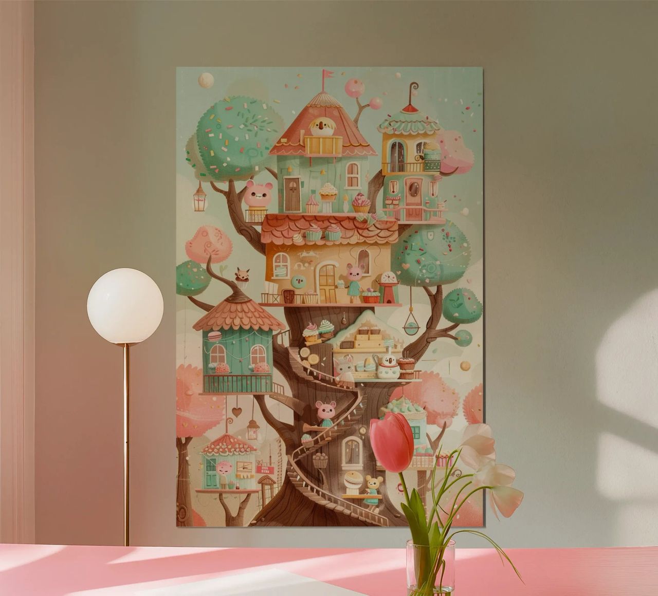 Whimsical Treehouse Bakery carta hahnemühle da wonderfolk