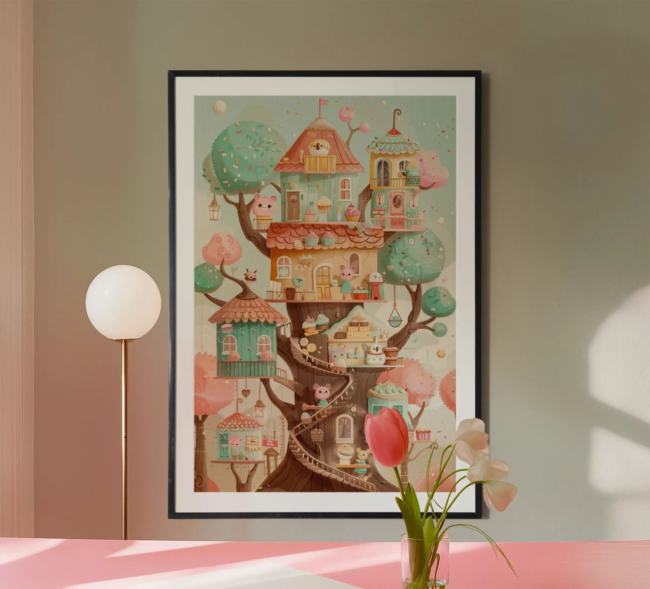 Whimsical Treehouse Bakery carta hahnemühle da wonderfolk