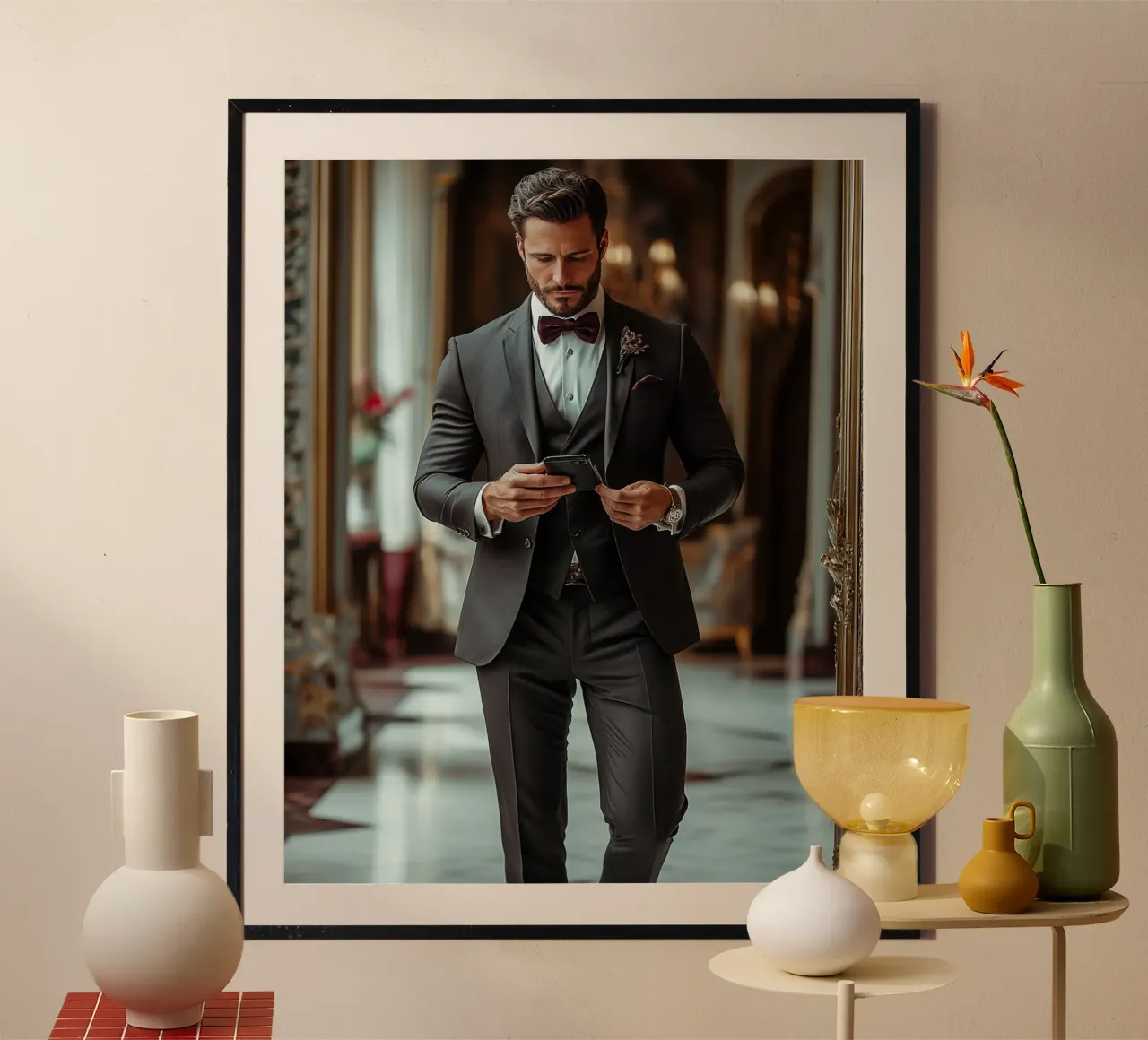 Autorità di velluto poster con telaio in alluminio da PhotoVibe Decor