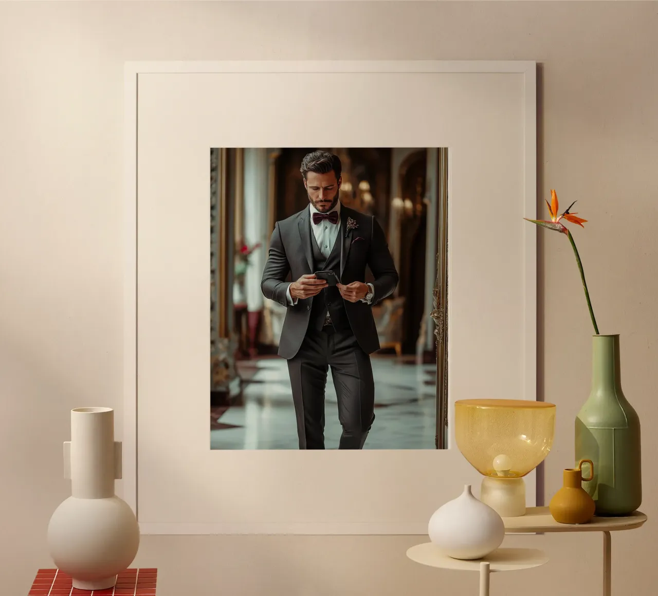 Autorità di velluto poster con telaio in alluminio da PhotoVibe Decor