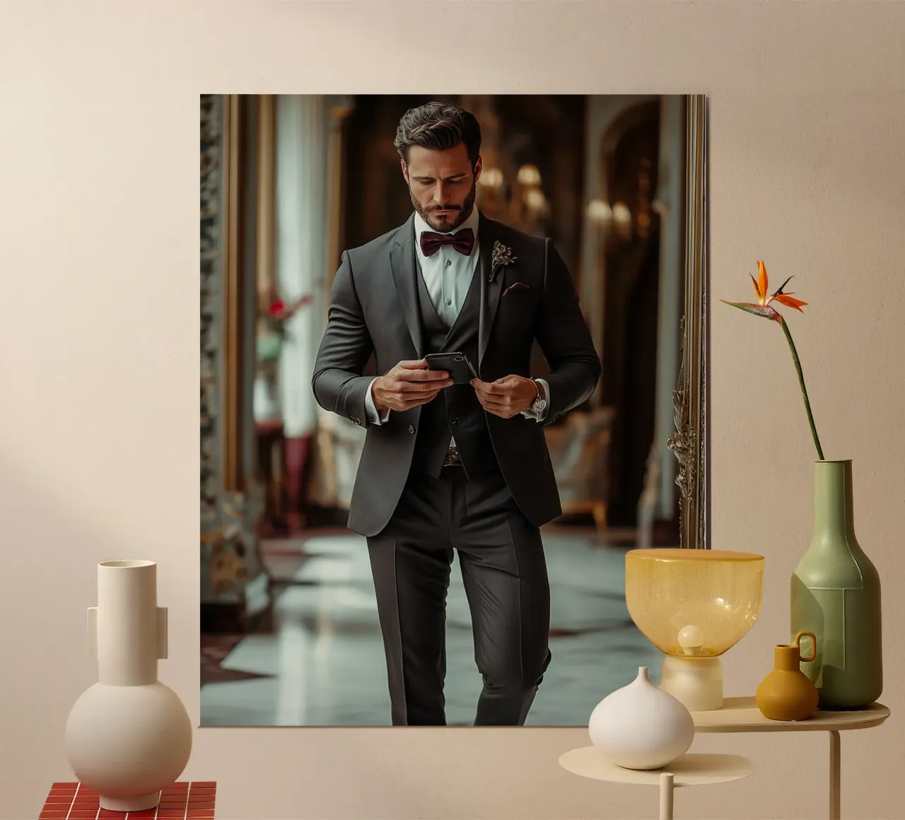 Autorità di velluto poster con telaio in alluminio da PhotoVibe Decor