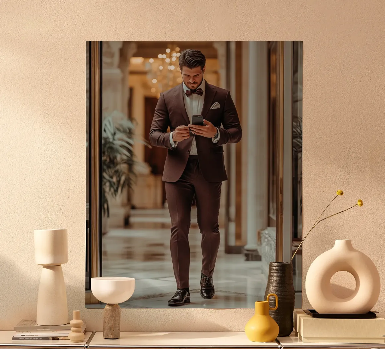 Autorità di velluto poster con telaio in plastica da PhotoVibe Decor