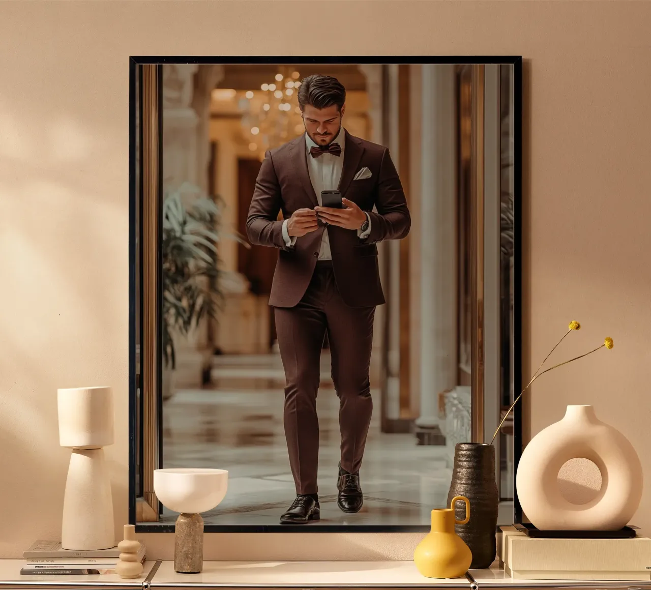 Autorità di velluto poster con telaio in plastica da PhotoVibe Decor