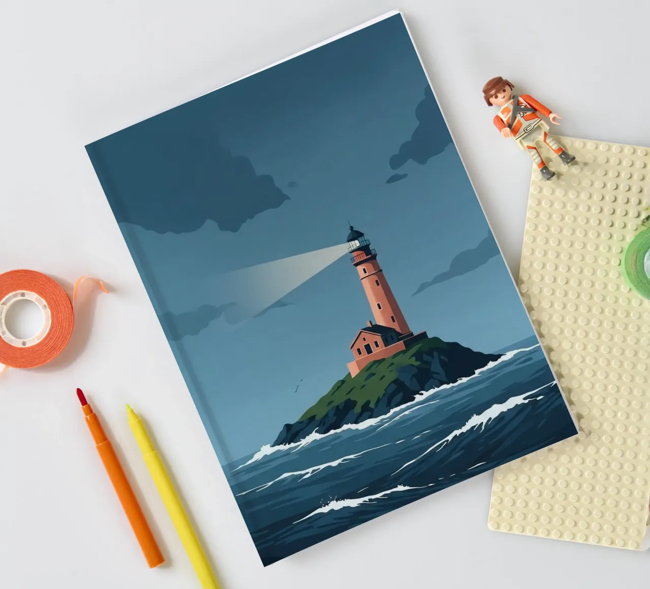 Beacon in the Tempest notebook by ZEN VACATION