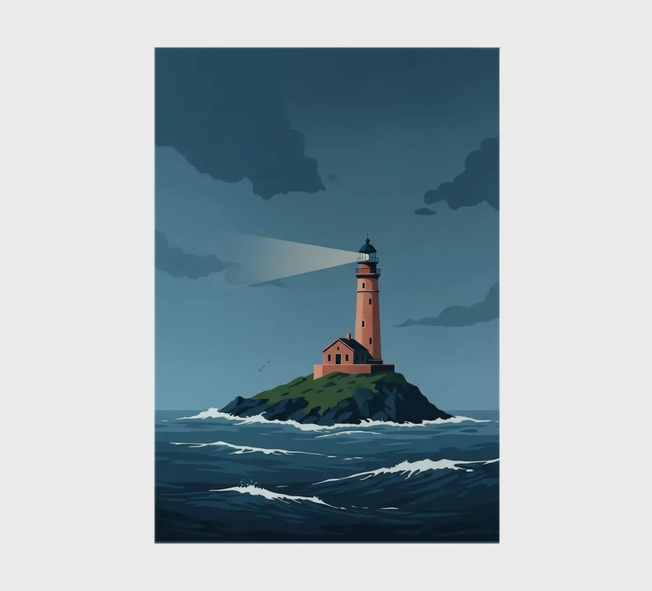 Beacon in the Tempest notebook by ZEN VACATION