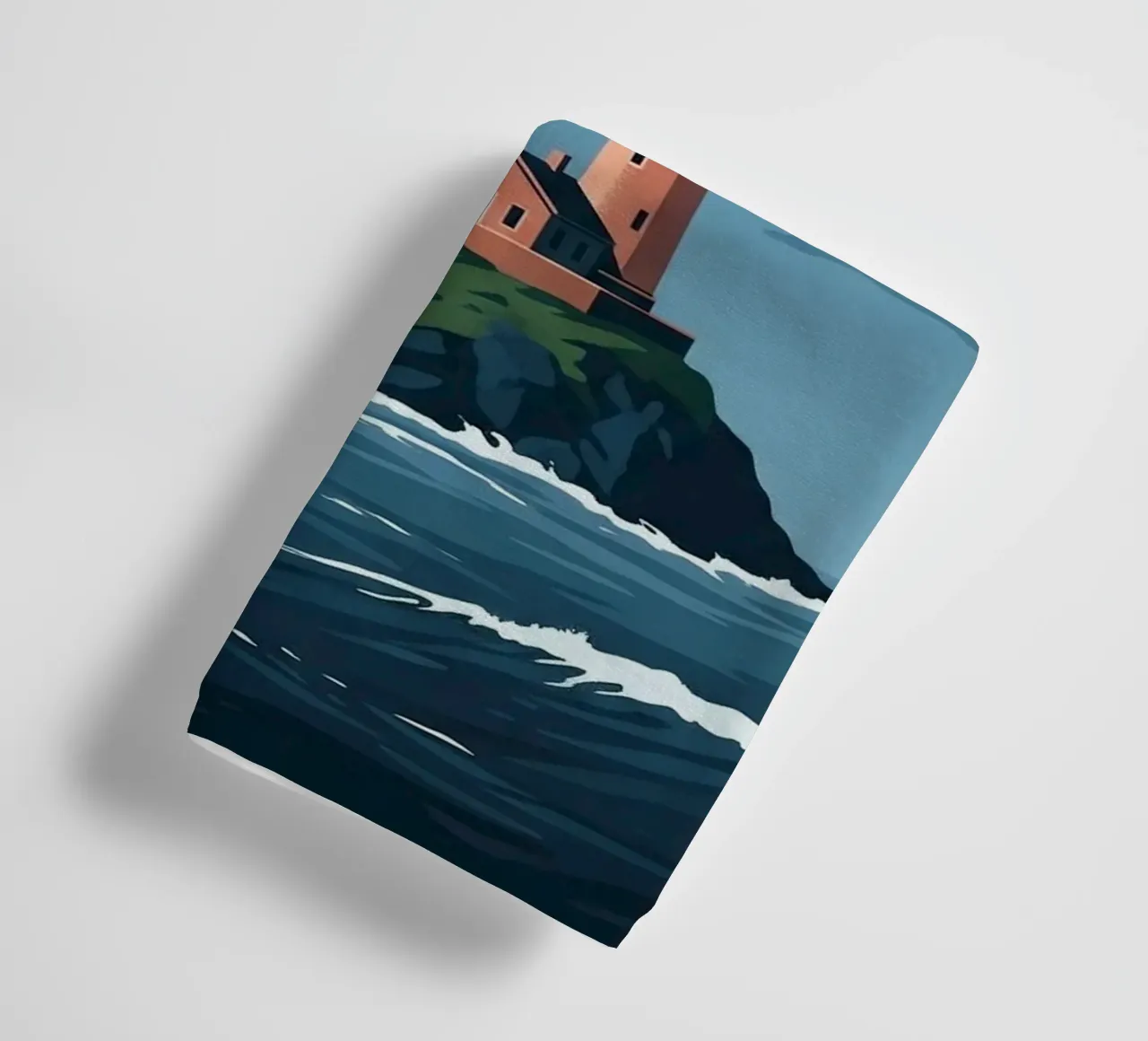 Beacon in the Tempest towel by ZEN VACATION