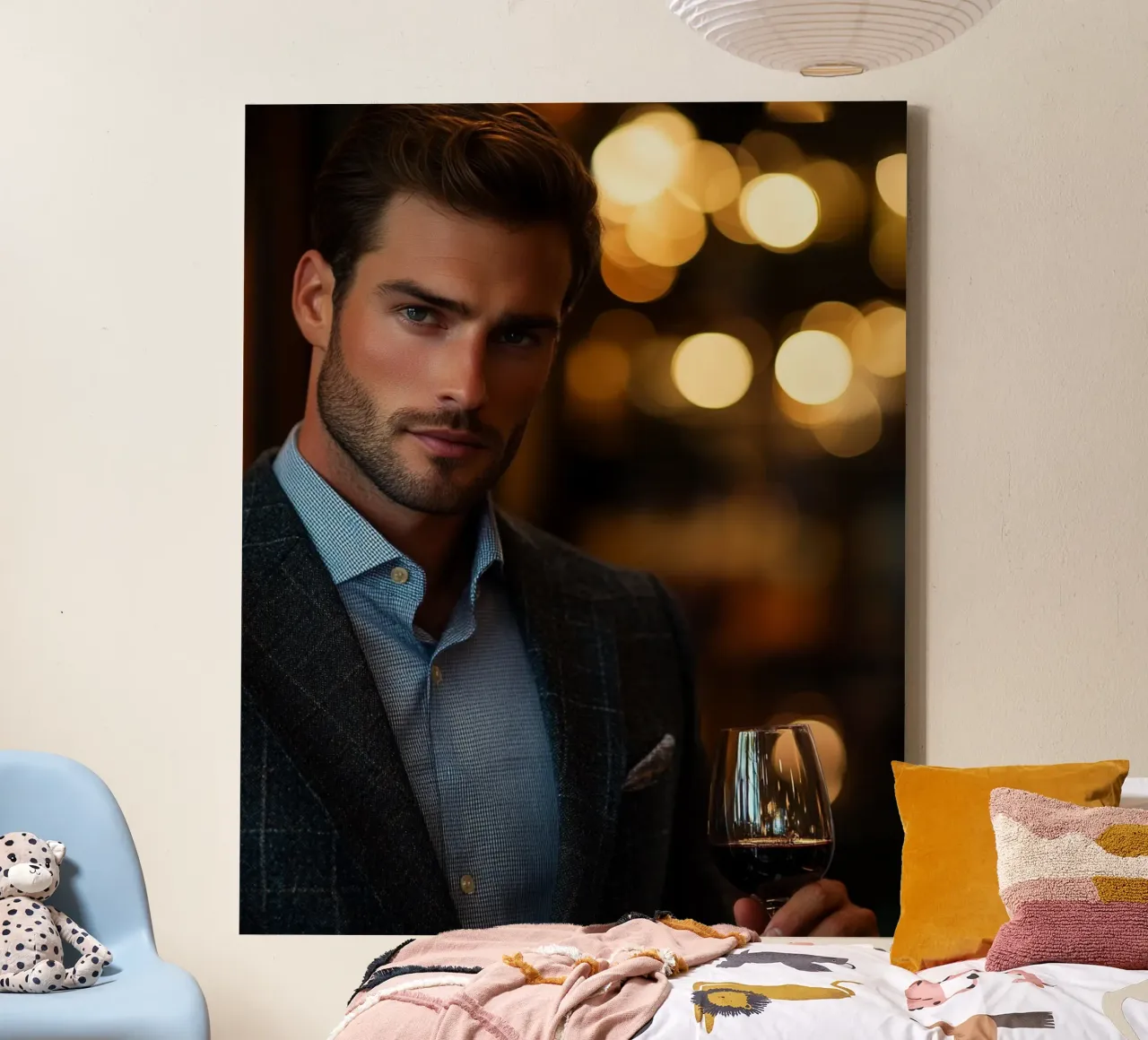 Autorità di velluto tela con Cornice a cassetta da PhotoVibe Decor
