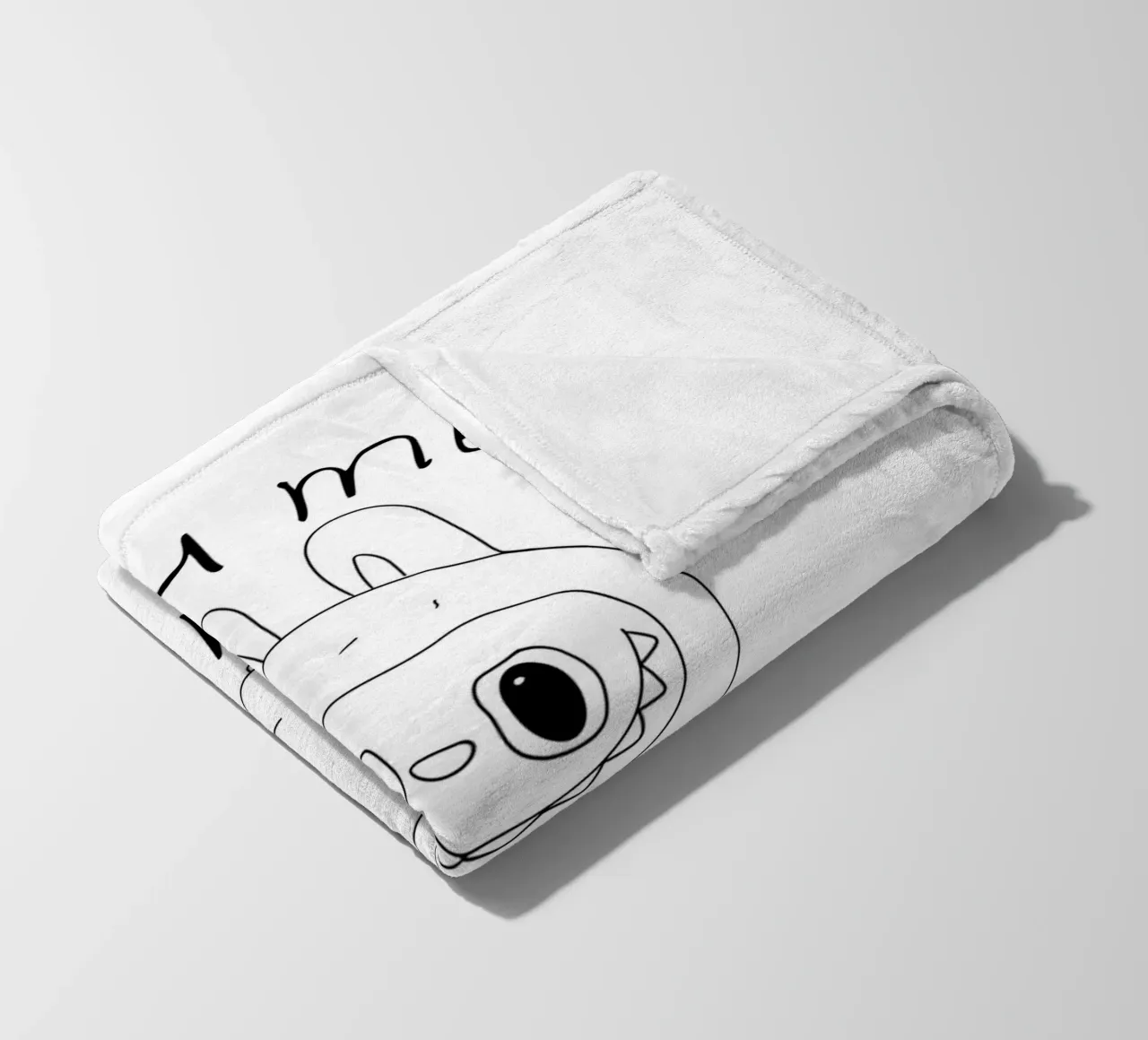 COMPRAMI O PIANGI DOPO coperta in pile da ArtDesign by KBK