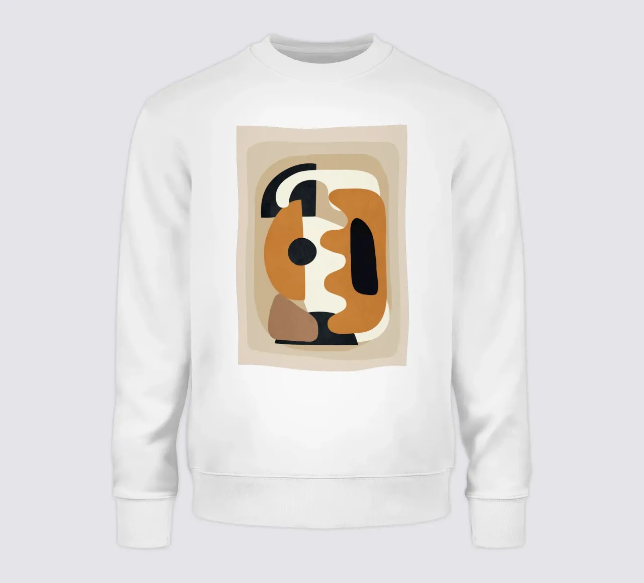 Minimal Abstract Shape Art 4 felpa da Flow Line