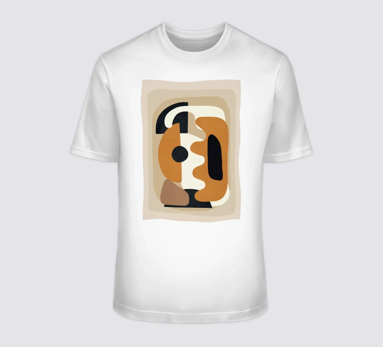 Minimal Abstract Shape Art 4 t-shirt da Flow Line