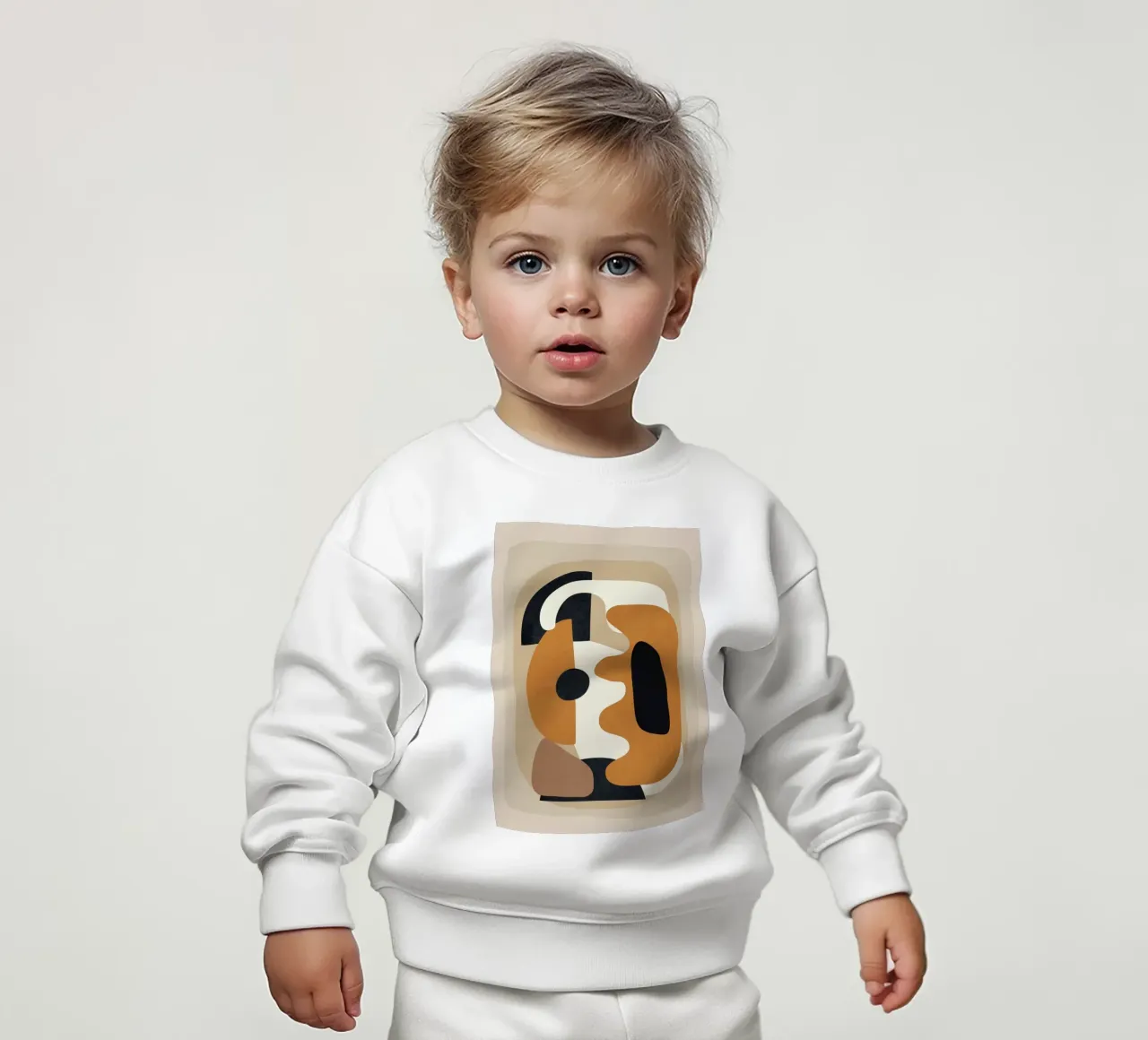 Minimal Abstract Shape Art 4 sweat pour bébé de Flow Line