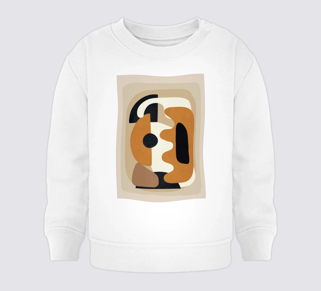 Minimal Abstract Shape Art 4 felpa neonato da Flow Line