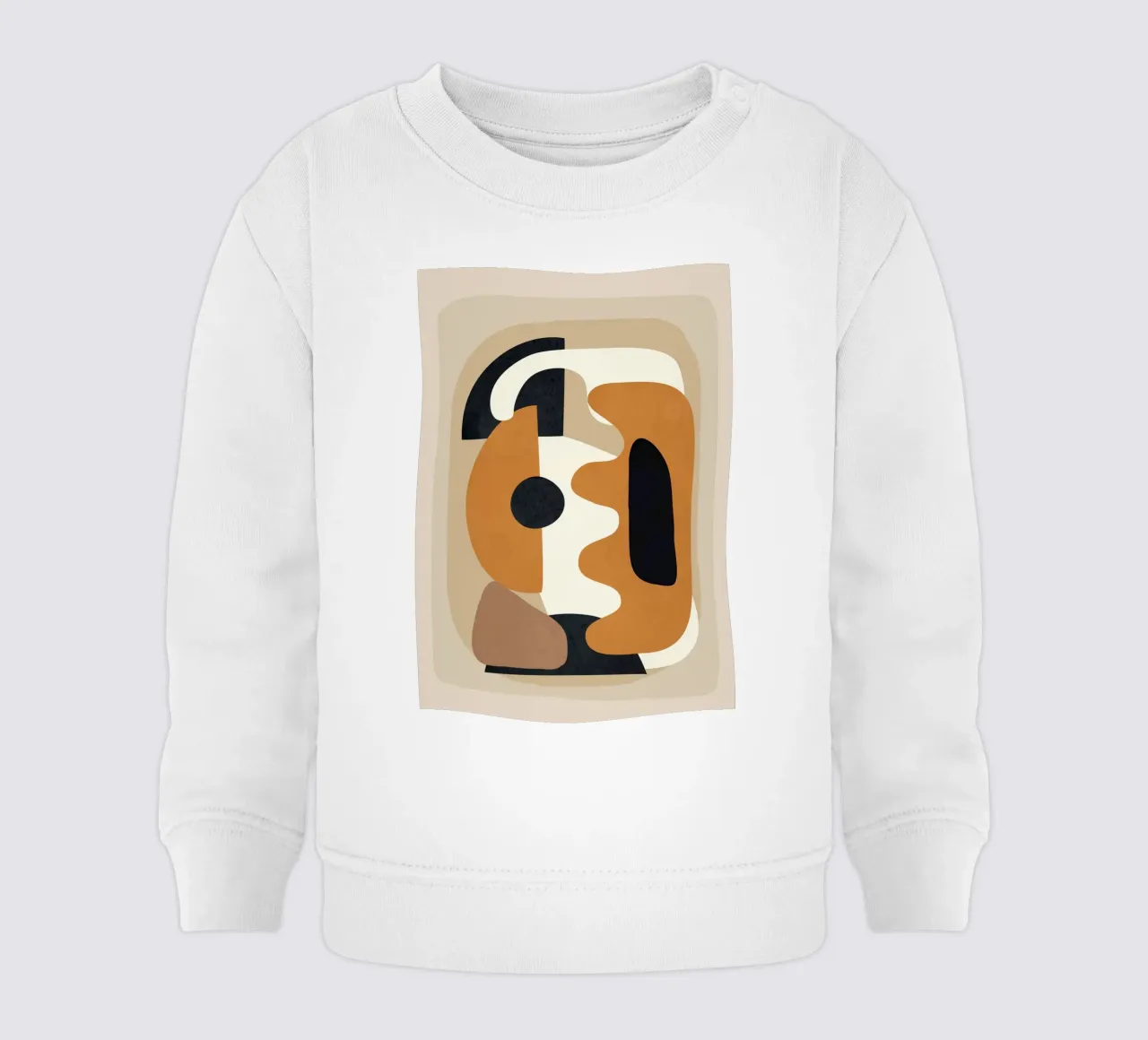 Minimal Abstract Shape Art 4 felpa neonato da Flow Line