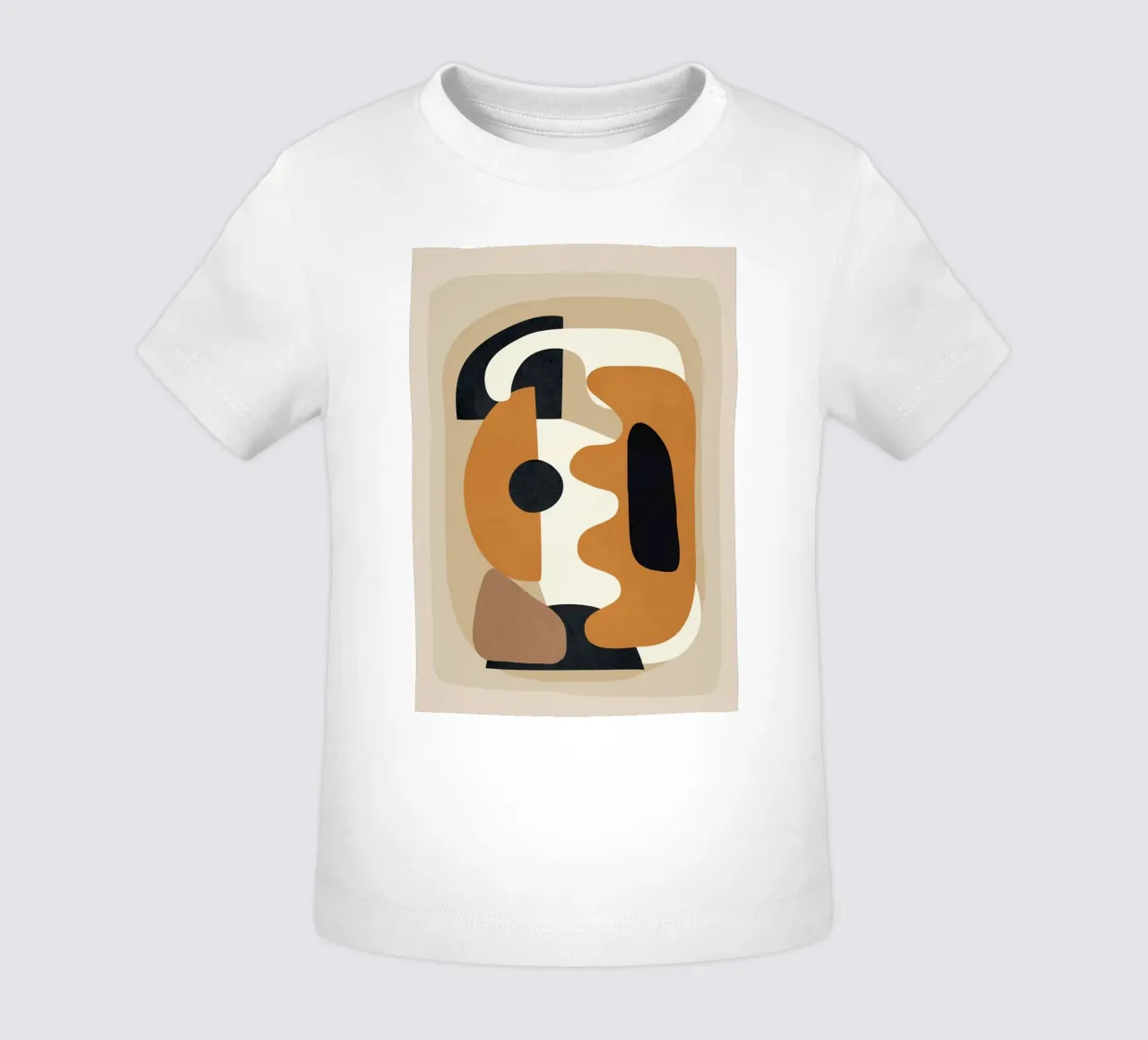 Minimal Abstract Shape Art 4 baby t-shirt van Flow Line