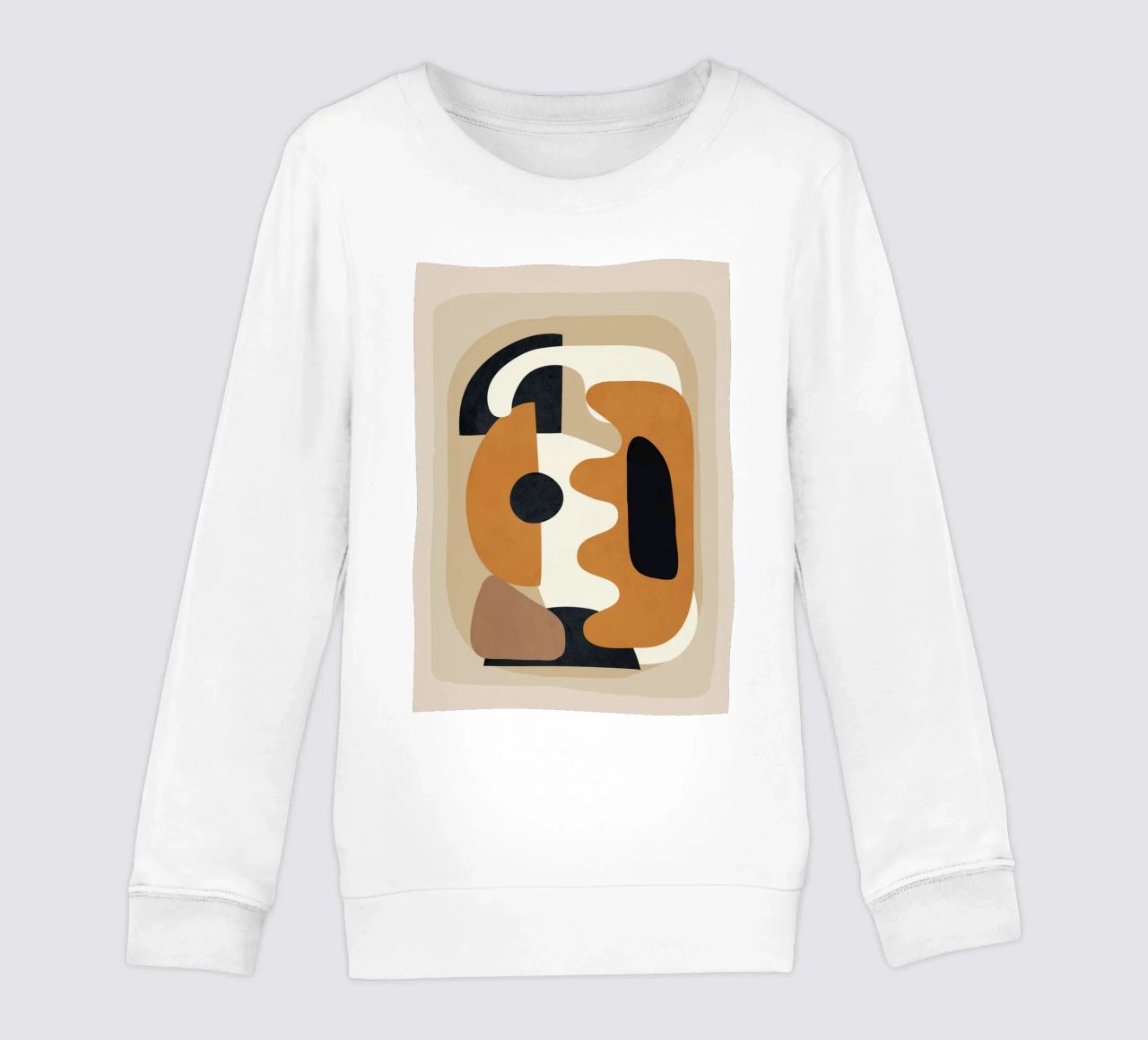 Minimal Abstract Shape Art 4 felpa bambino da Flow Line