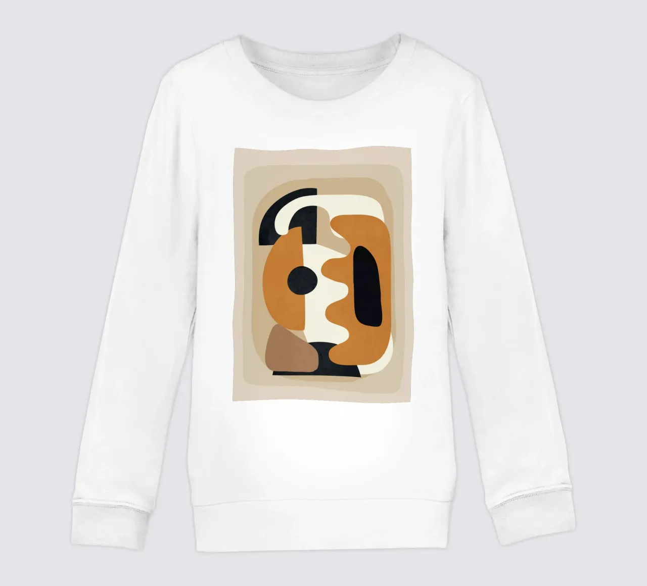 Minimal Abstract Shape Art 4 sudadera para niño de Flow Line