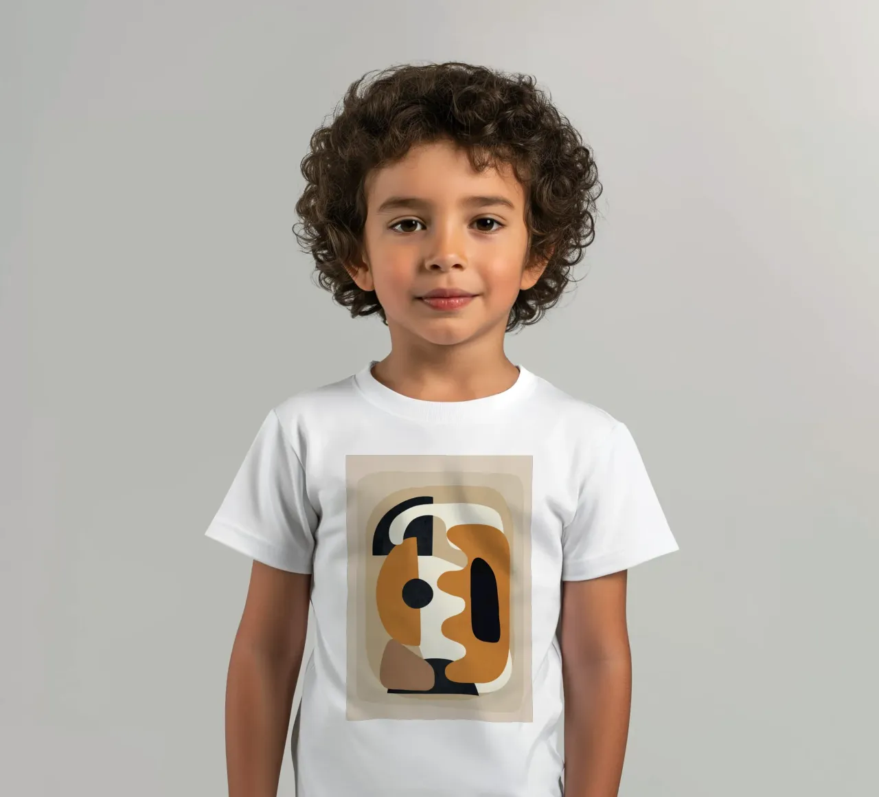Minimal Abstract Shape Art 4 t-shirt bambini da Flow Line