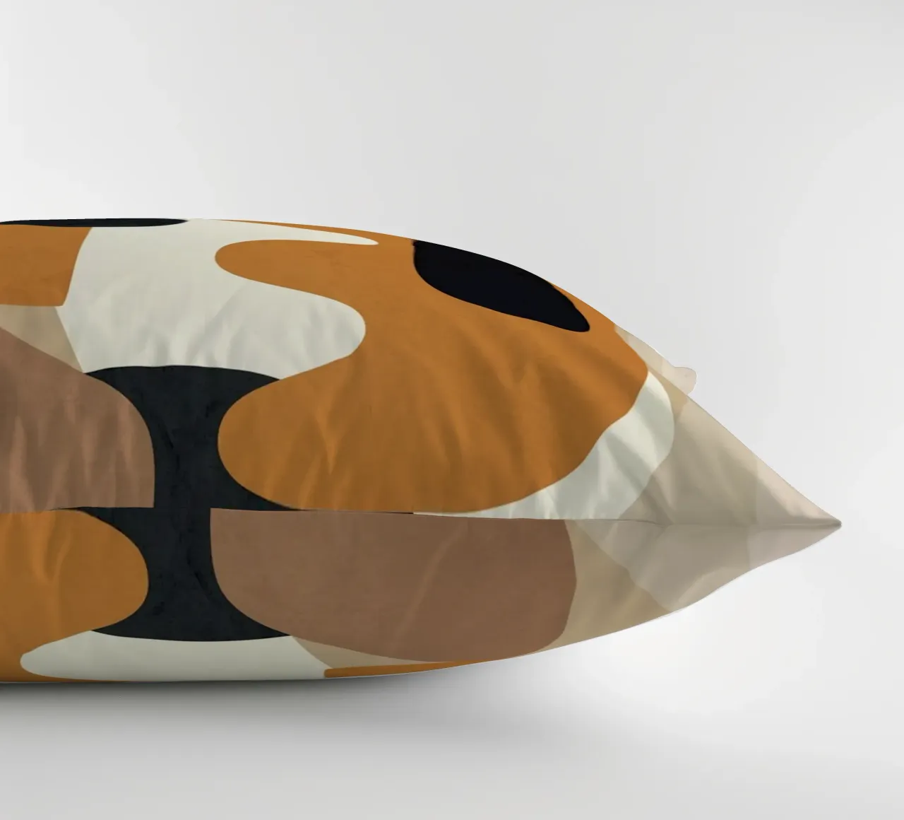 Minimal Abstract Shape Art 4 cuscino da Flow Line