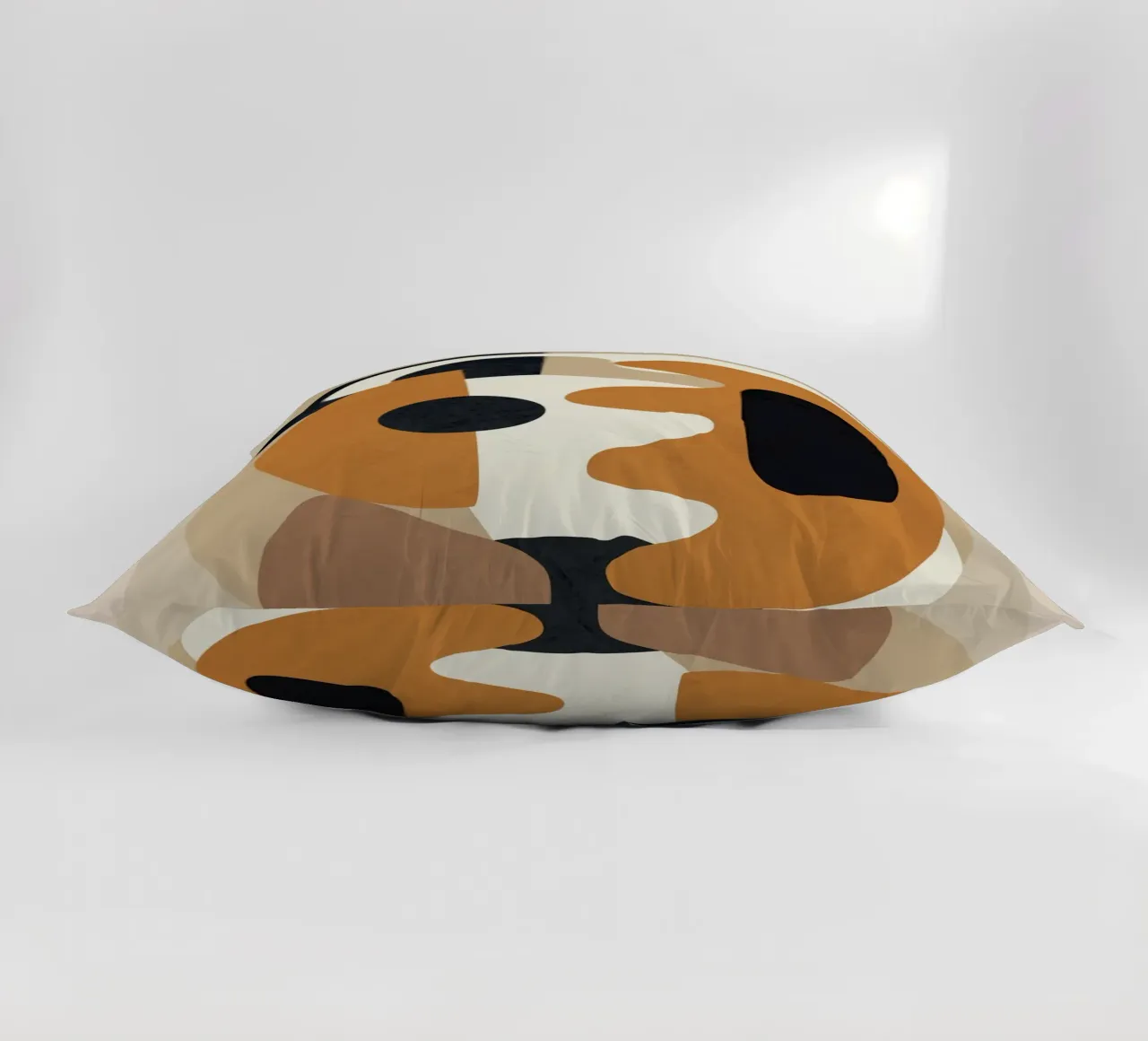 Minimal Abstract Shape Art 4 cuscino da Flow Line