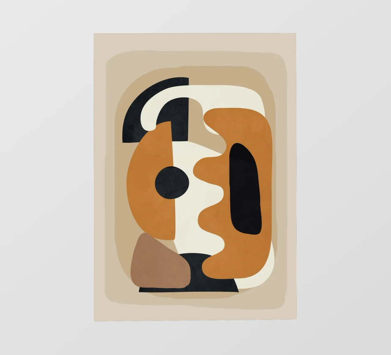 Minimal Abstract Shape Art 4 pellicola backlit da Flow Line