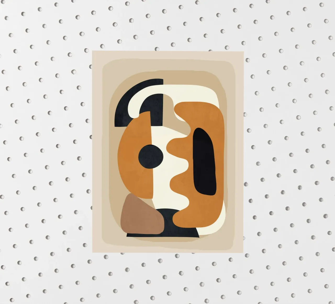 Minimal Abstract Shape Art 4 pegatina de Flow Line