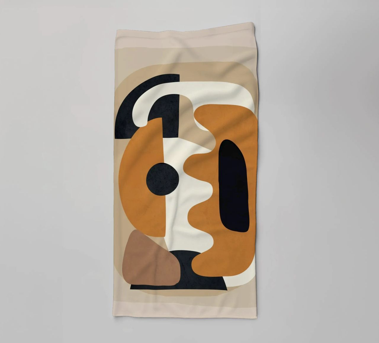 Minimal Abstract Shape Art 4 asciugamano da bagno da Flow Line