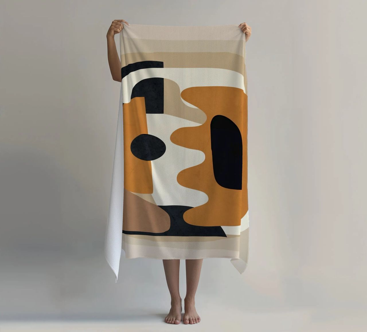 Minimal Abstract Shape Art 4 telo mare da Flow Line