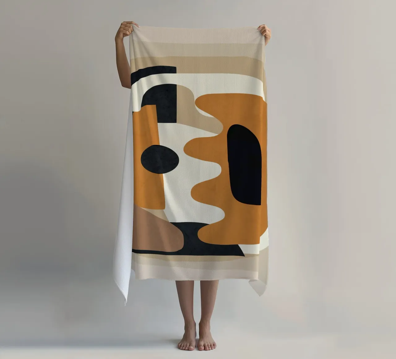 Minimal Abstract Shape Art 4 telo mare da Flow Line