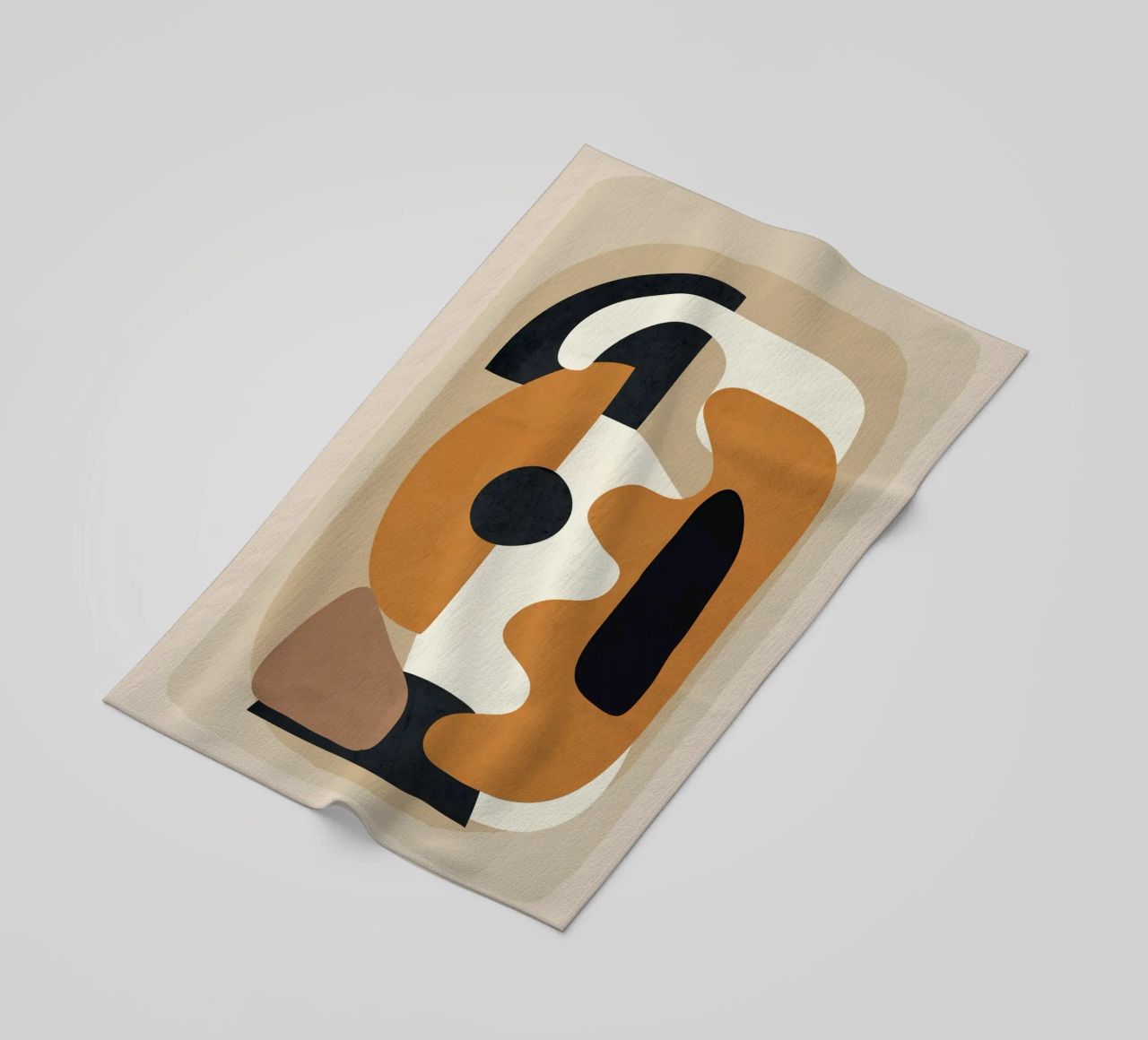 Minimal Abstract Shape Art 4 telo mare da Flow Line