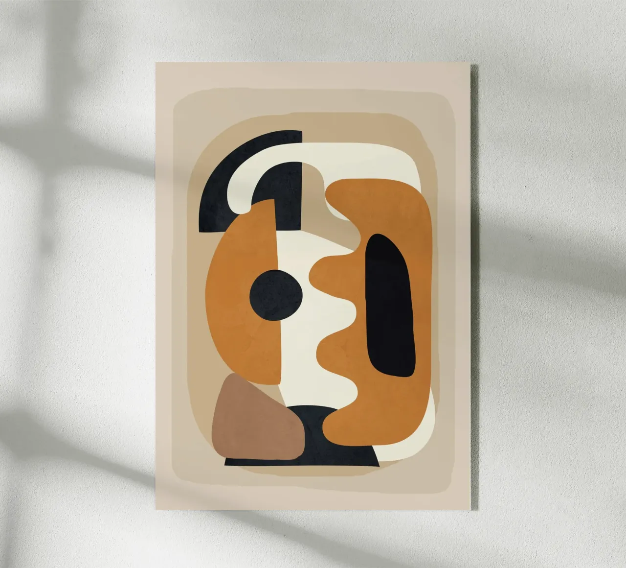 Minimal Abstract Shape Art 4 plexiglass da Flow Line