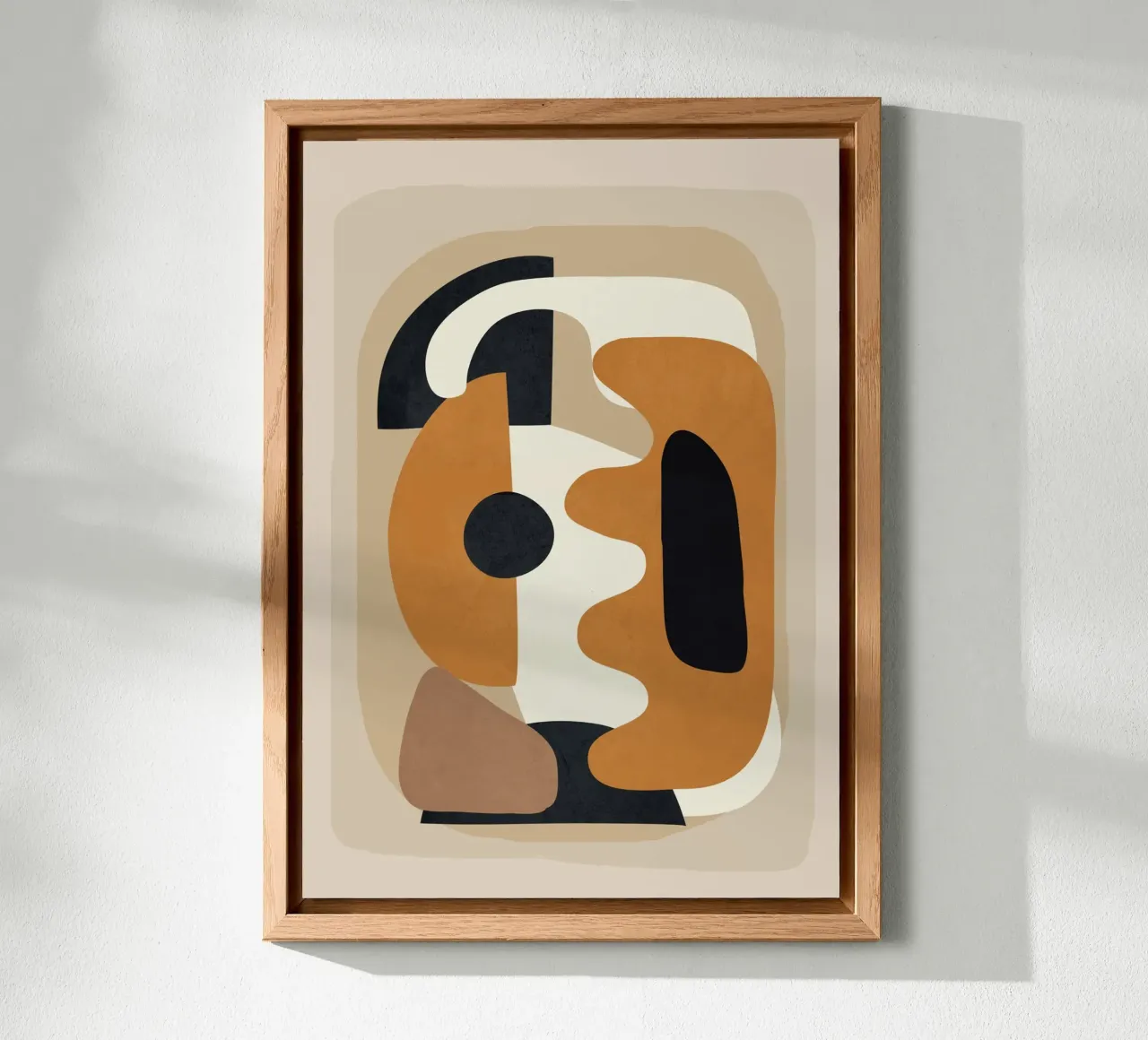 Minimal Abstract Shape Art 4 alluminio dibond da Flow Line