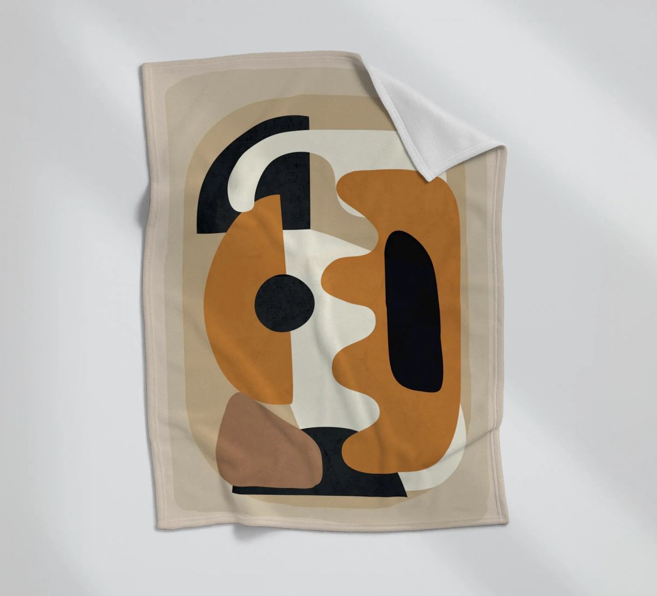 Minimal Abstract Shape Art 4 coperta in pile da Flow Line
