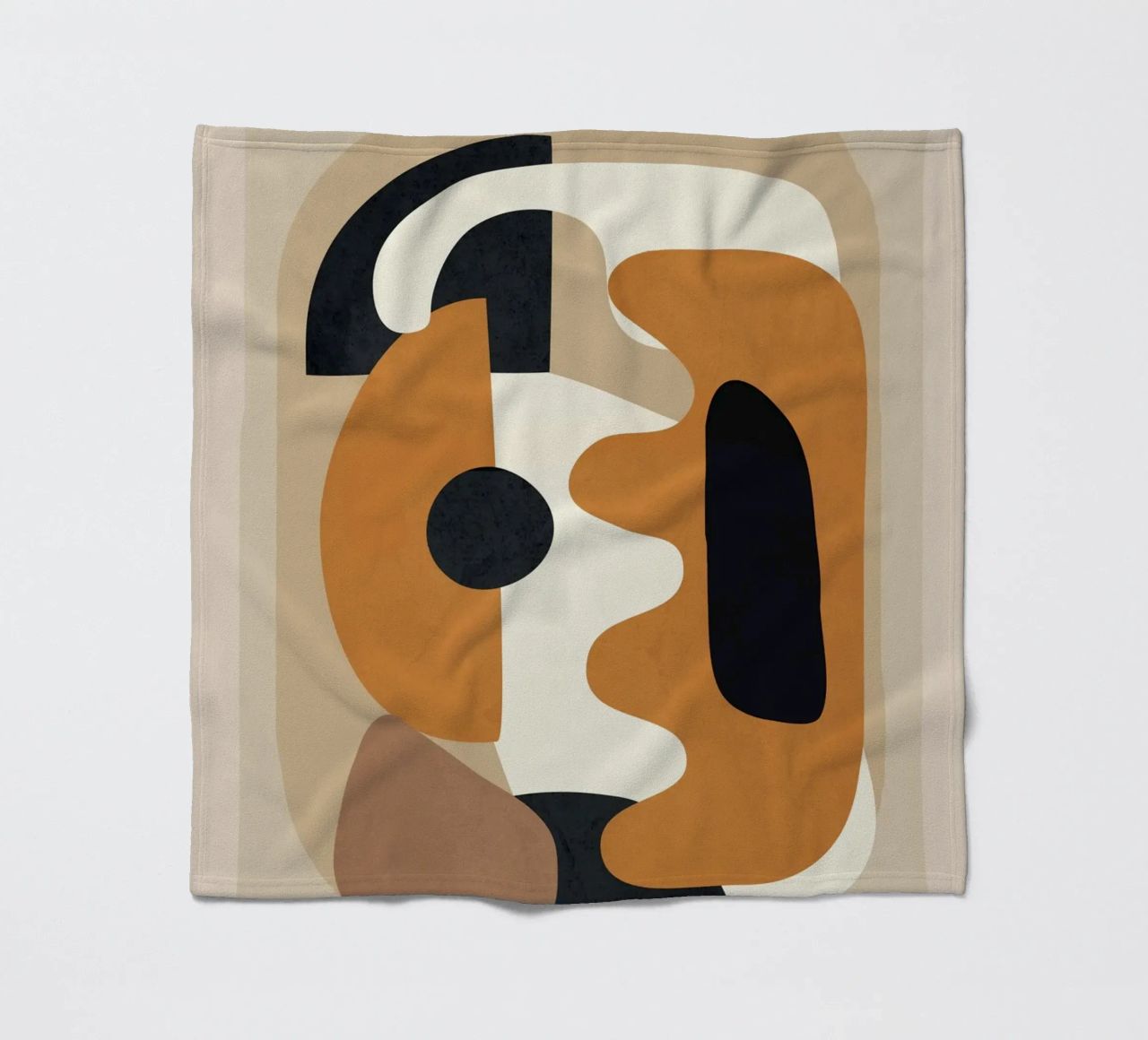 Minimal Abstract Shape Art 4 coperta in pile da Flow Line