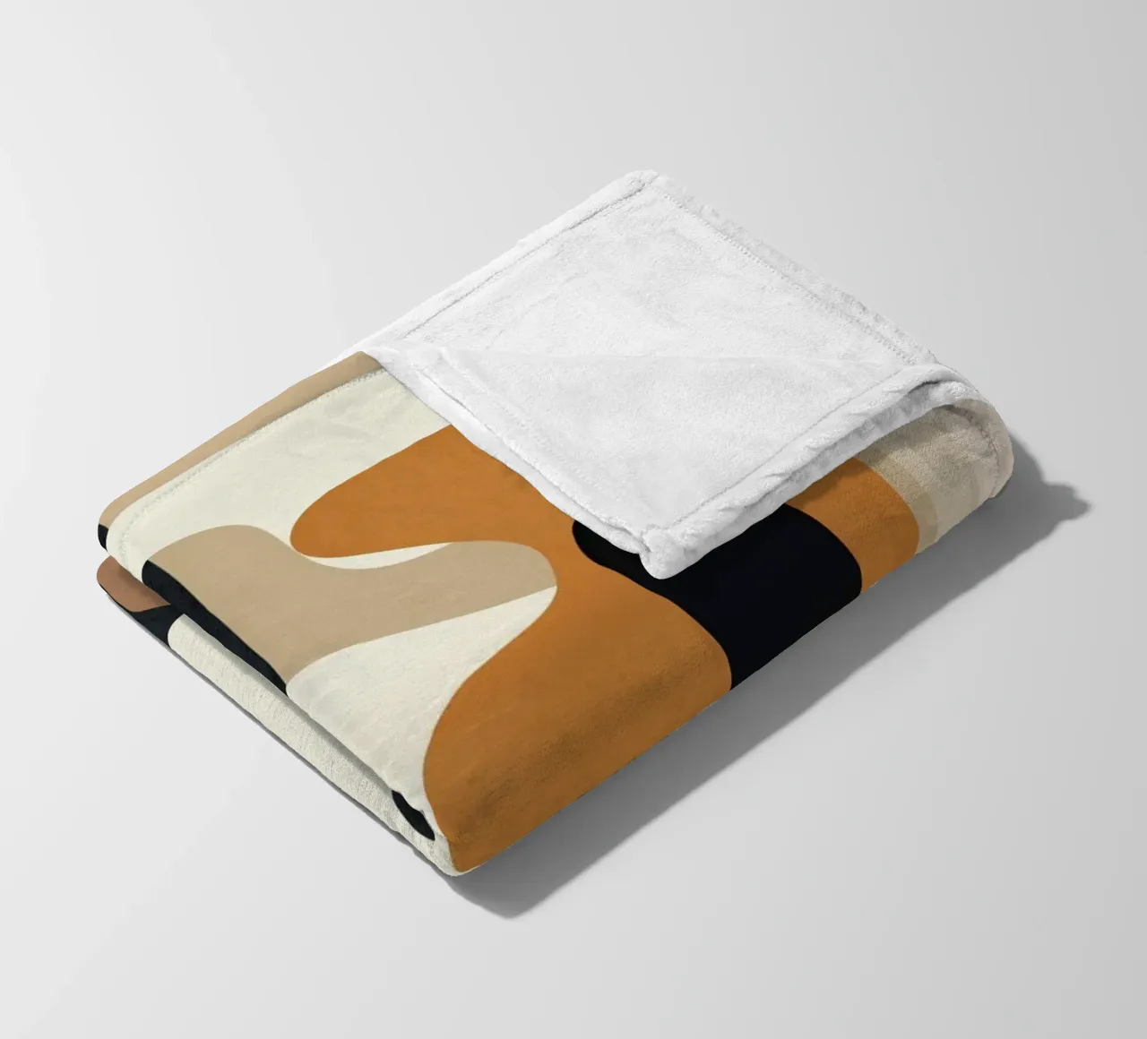 Minimal Abstract Shape Art 4 coperta in pile da Flow Line