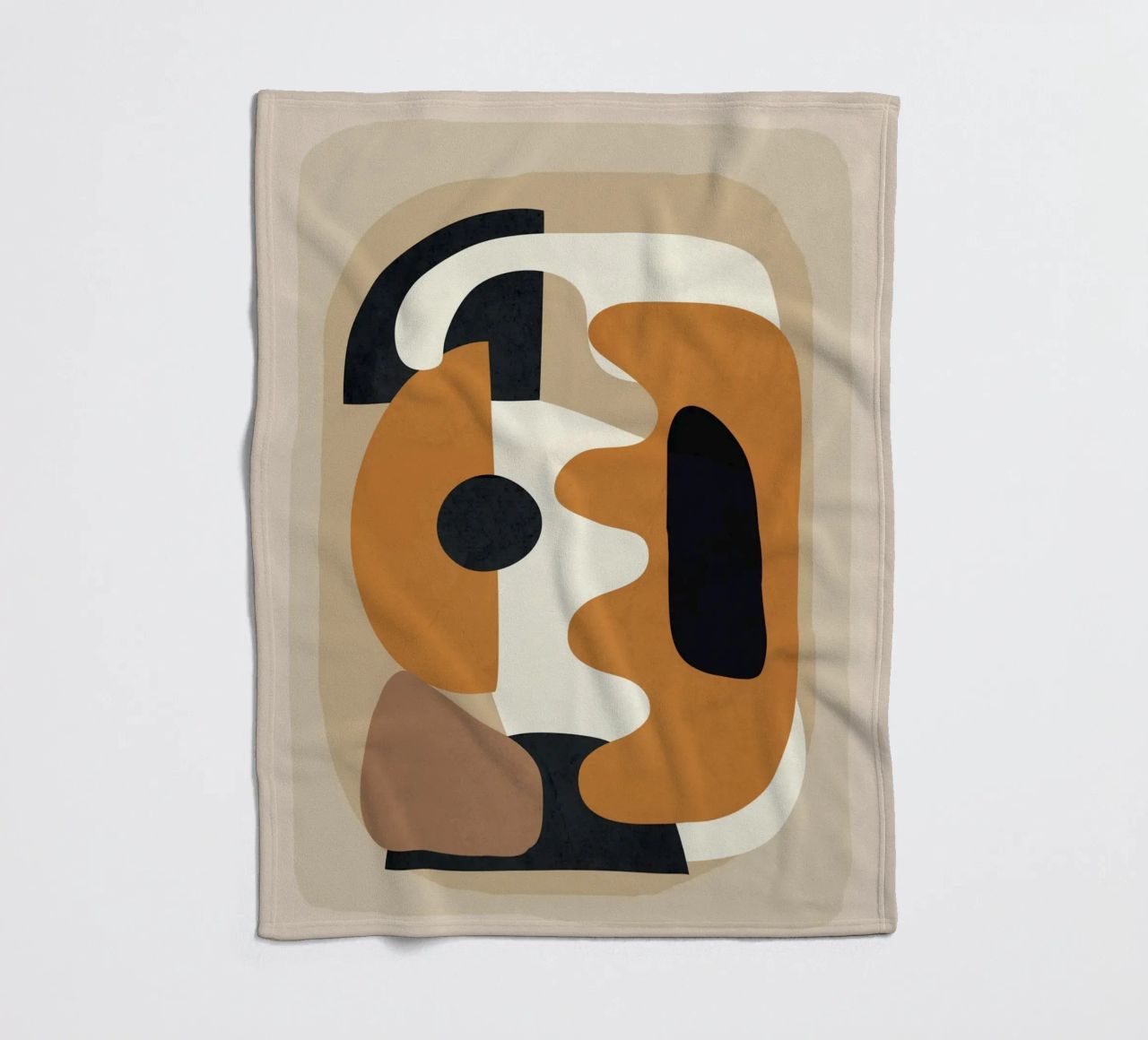 Minimal Abstract Shape Art 4 coperta in pile da Flow Line