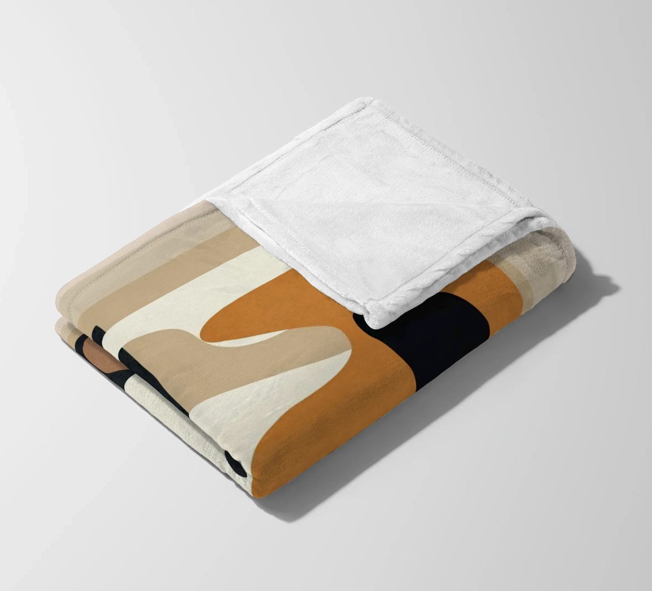 Minimal Abstract Shape Art 4 coperta in pile da Flow Line