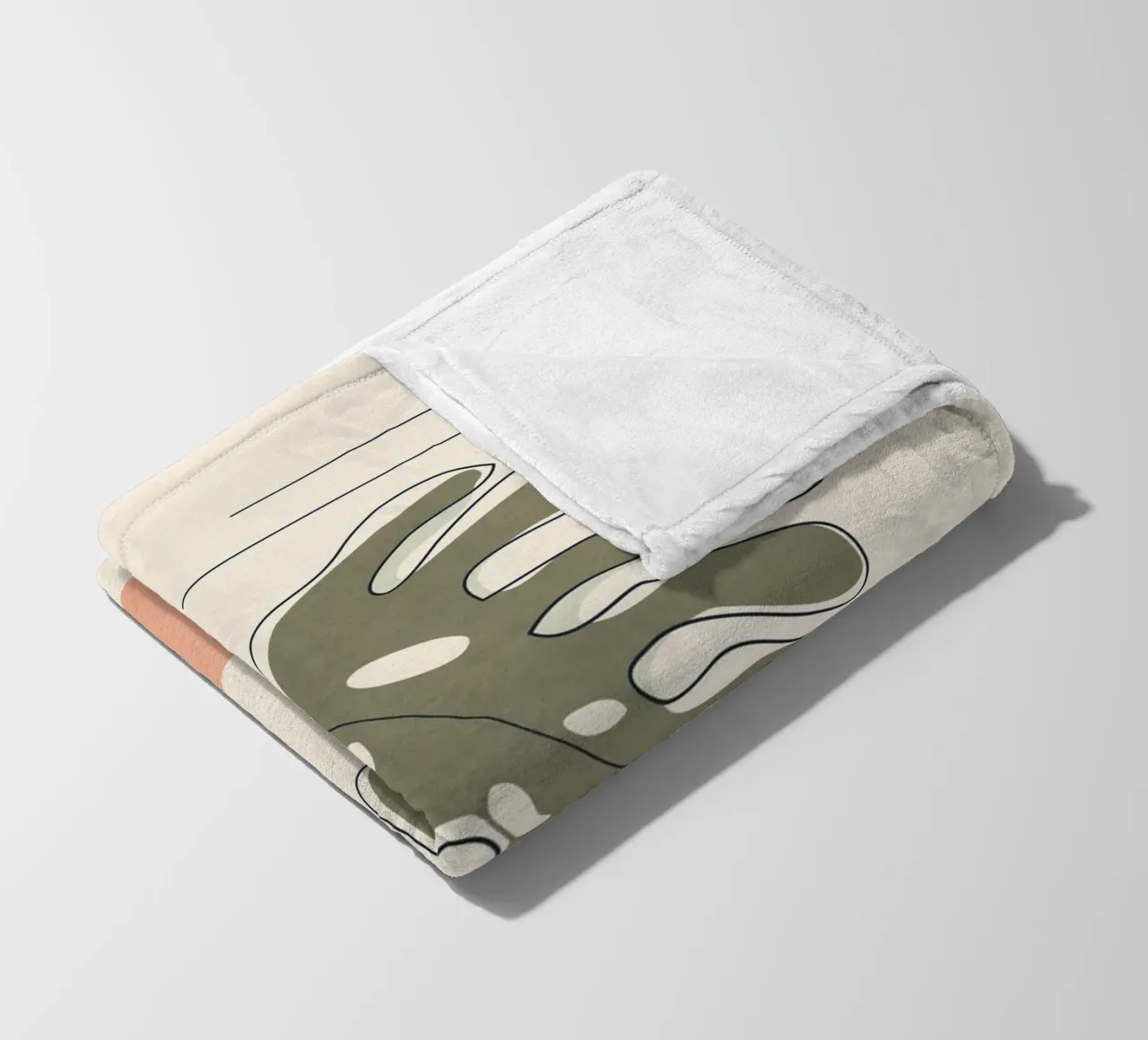 Minimal Line Monstera coperta in pile da Flow Line