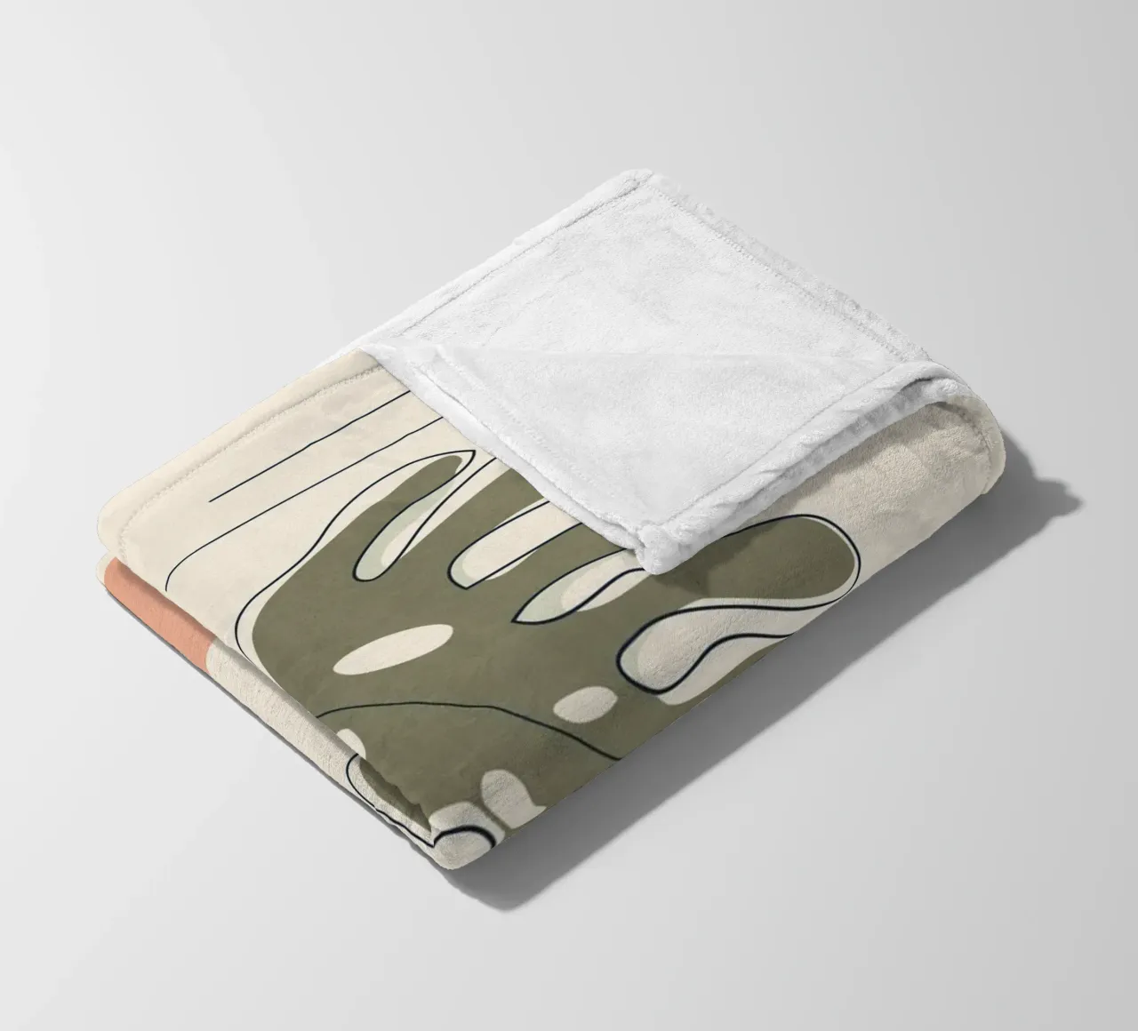 Minimal Line Monstera coperta in pile da Flow Line