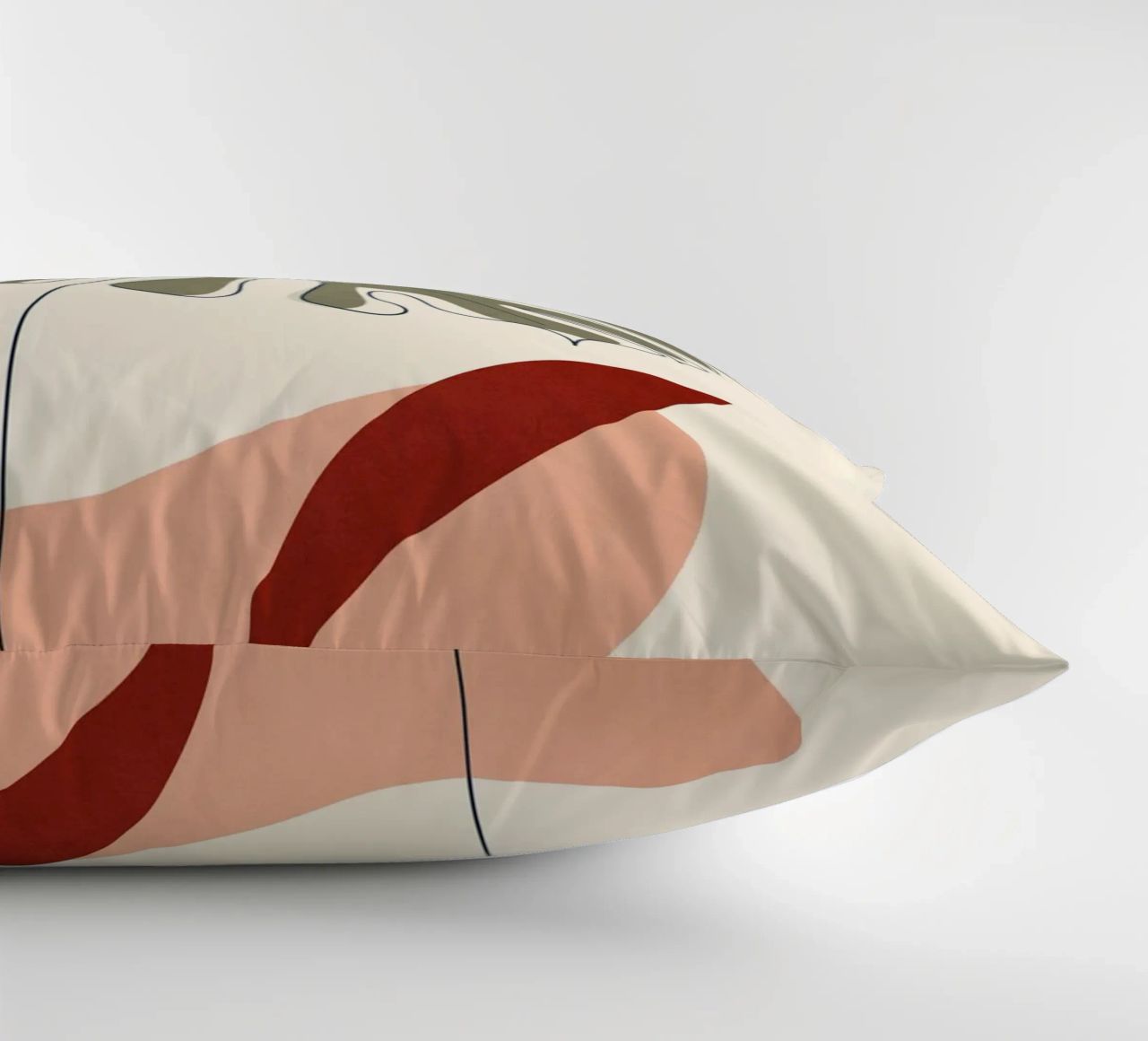 Minimal Line Monstera cuscino da Flow Line