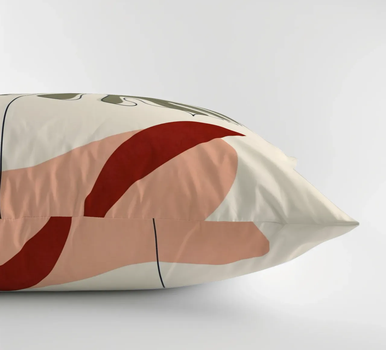 Minimal Line Monstera cuscino da Flow Line