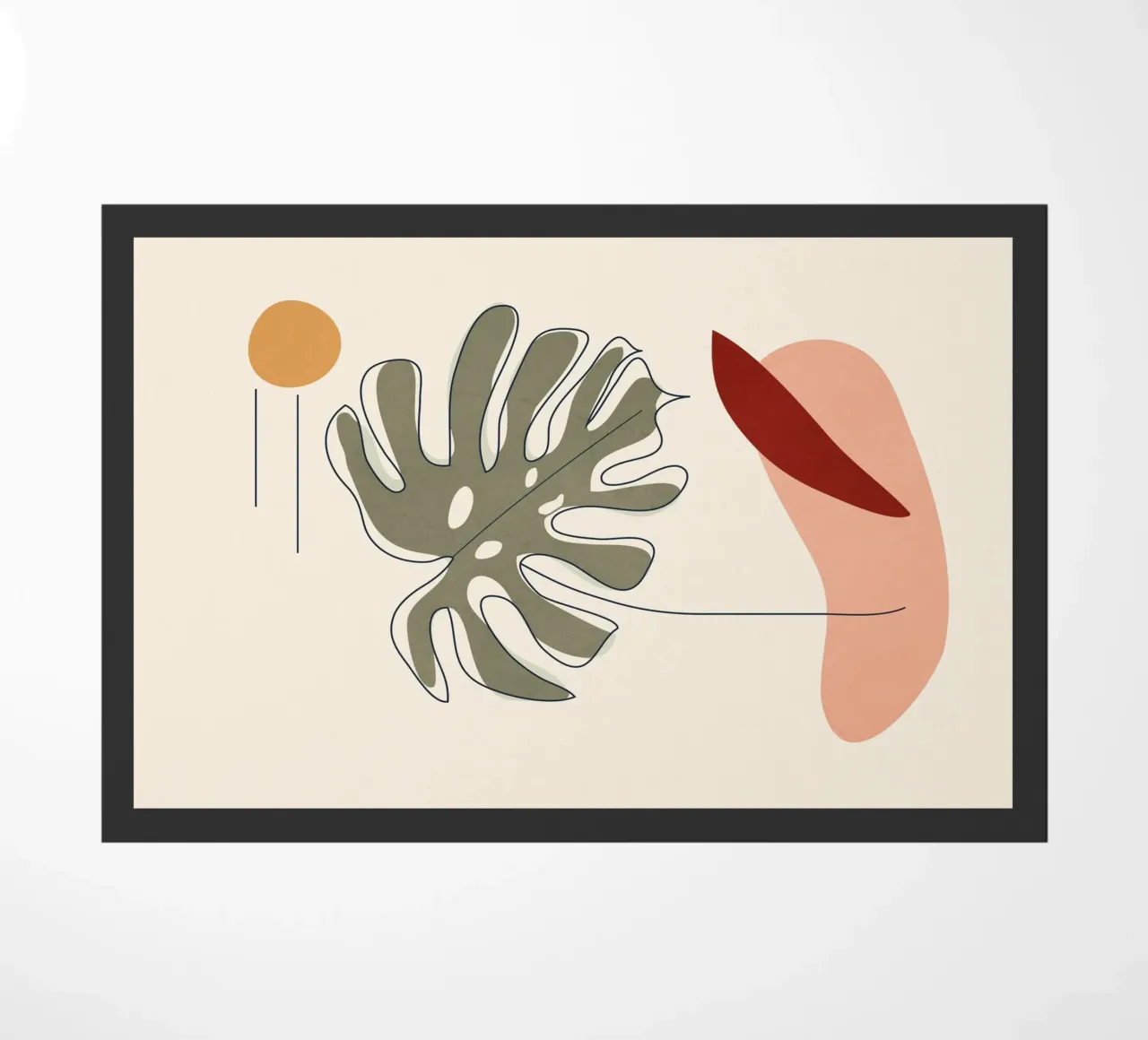 Minimal Line Monstera zerbino da Flow Line