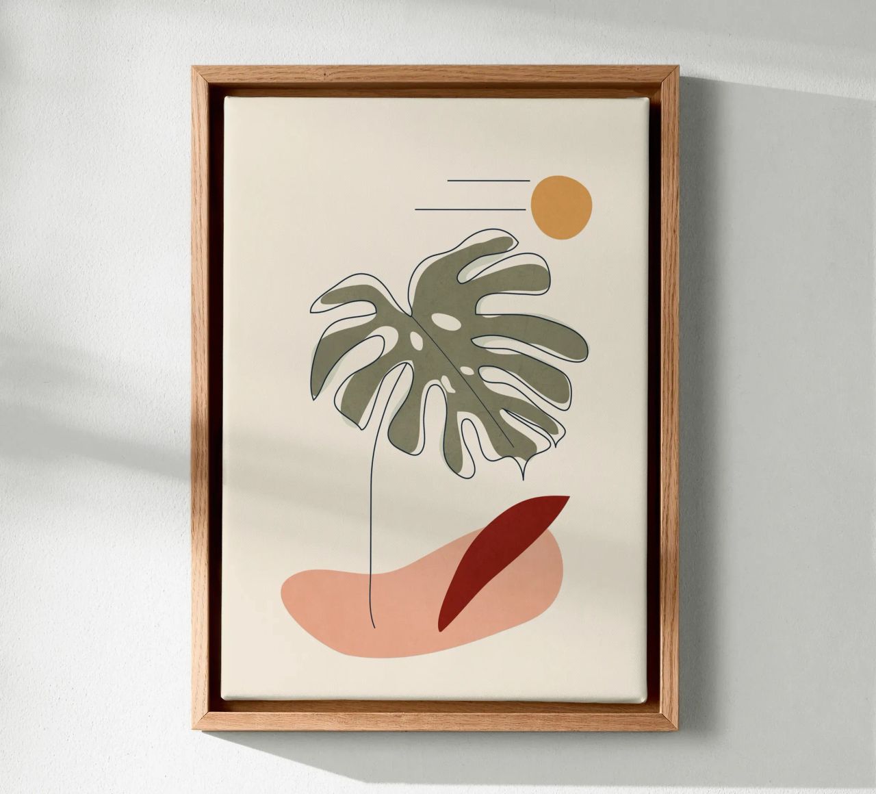 Minimal Line Monstera tela da Flow Line