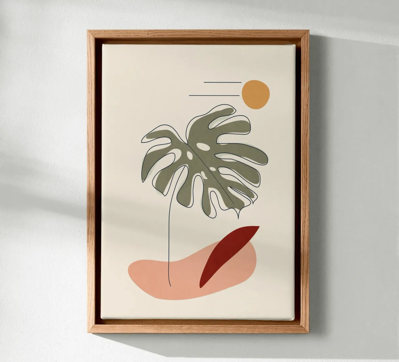 Minimal Line Monstera tela da Flow Line