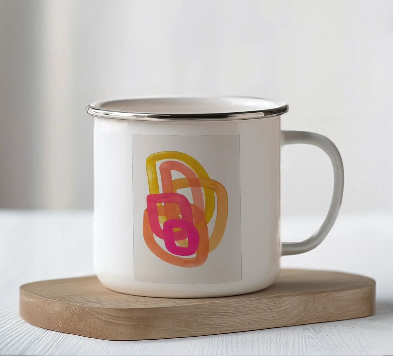 The 70s tazza in smalto da EnShape