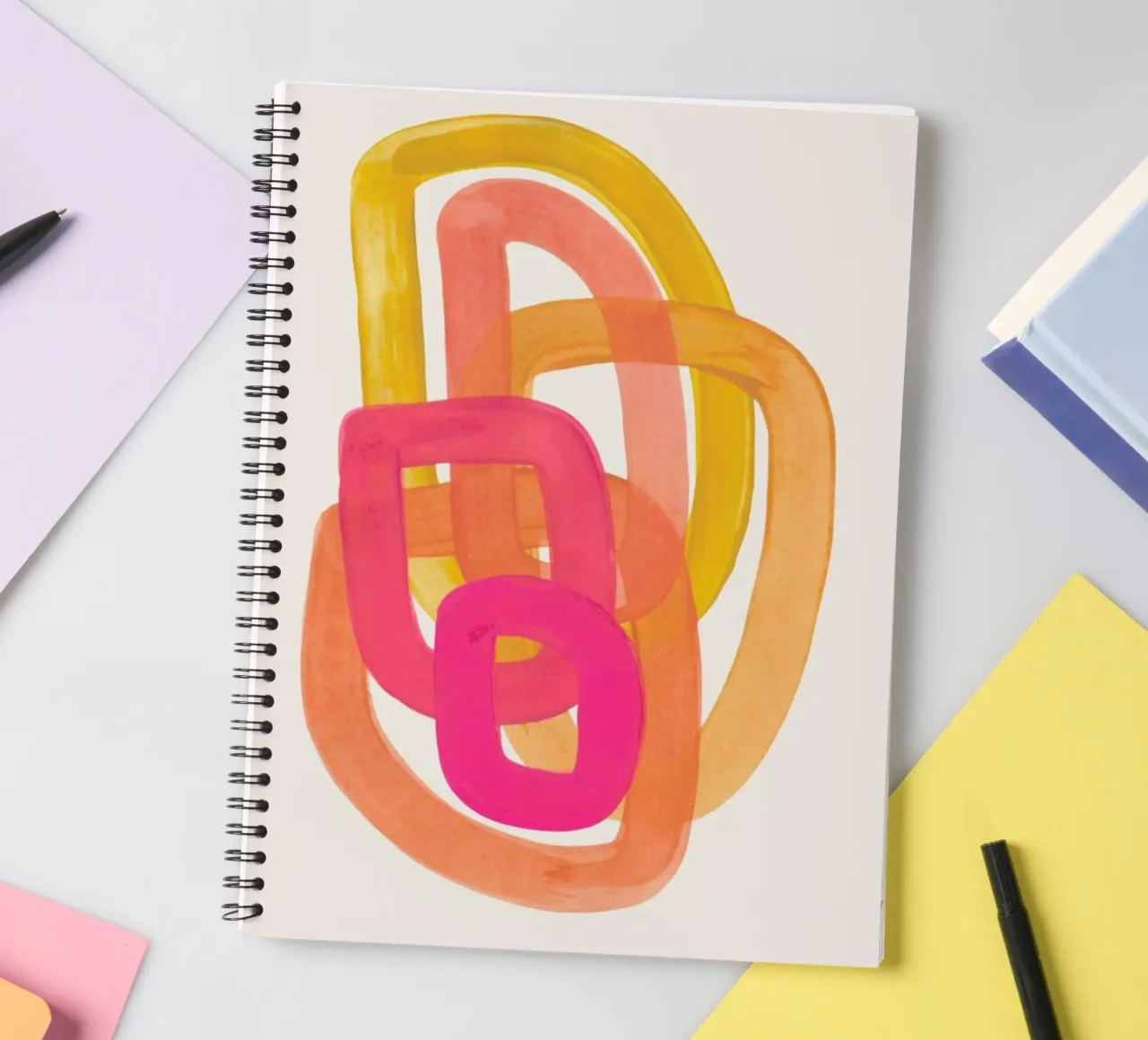The 70s spiral notebook by EnShape