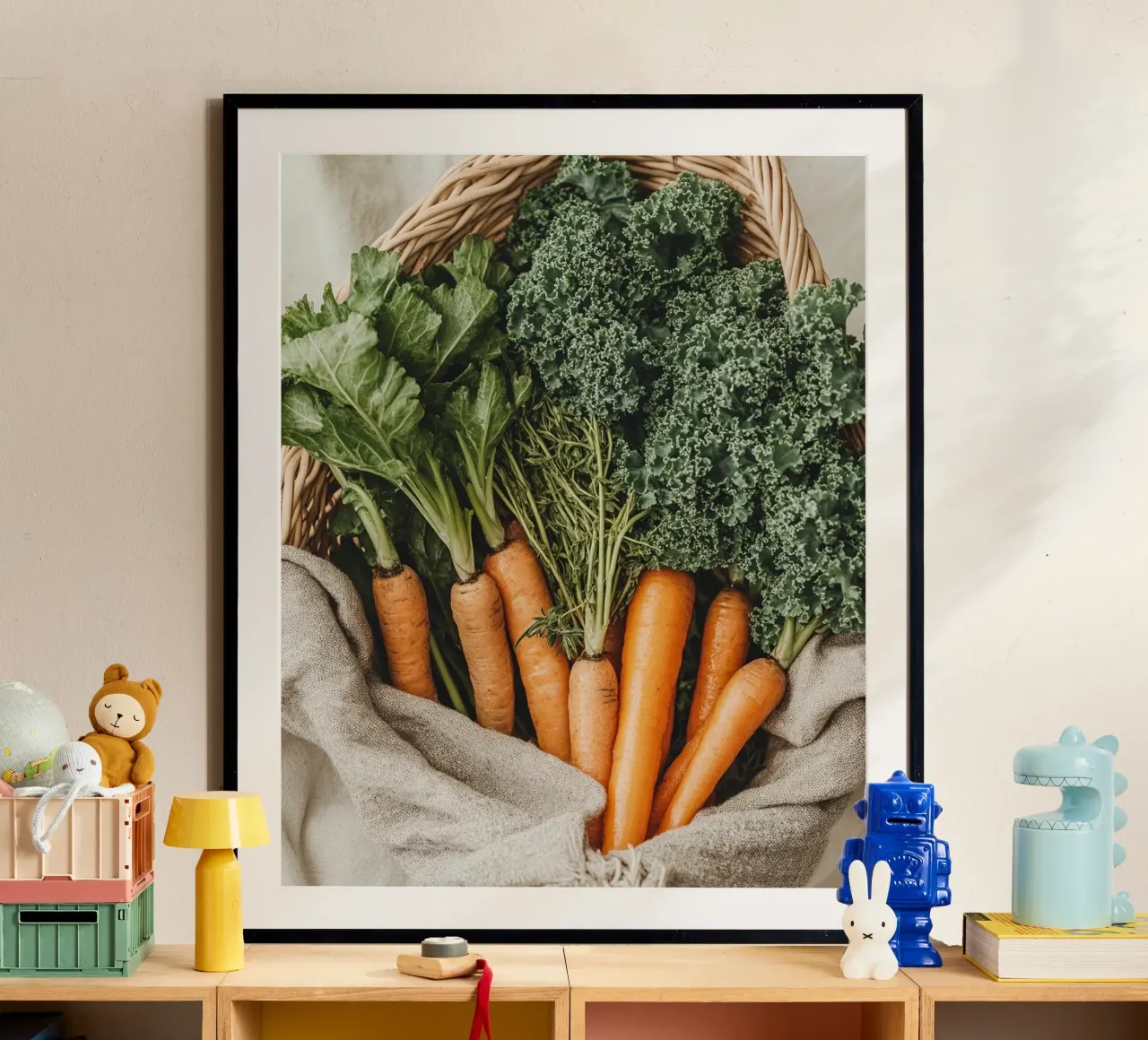 La sacra quiete poster con telaio in plastica da PhotoVibe Decor